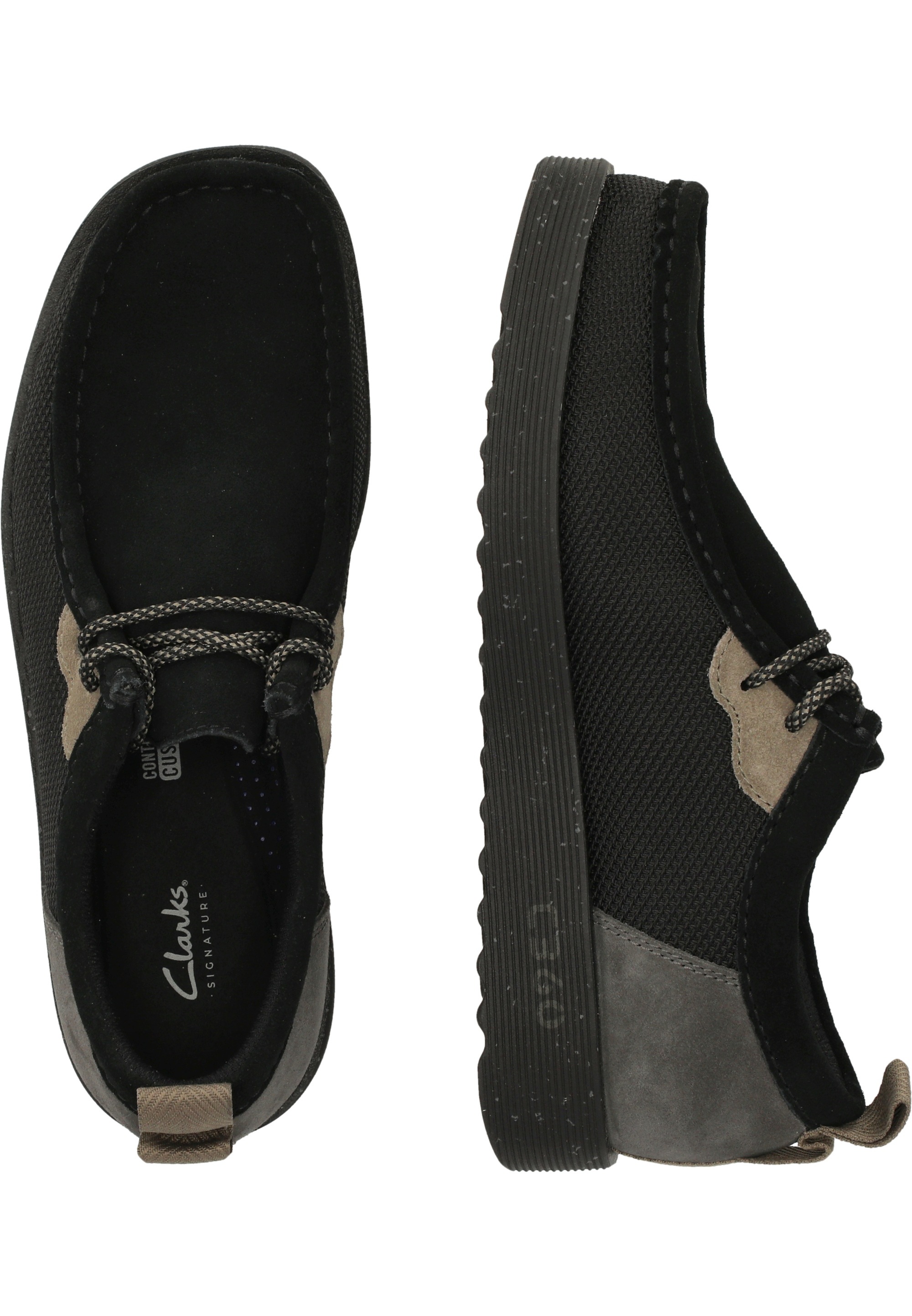 Clarks Sneaker »Wallabee«, mit besonders stoßdämpfender Sohle