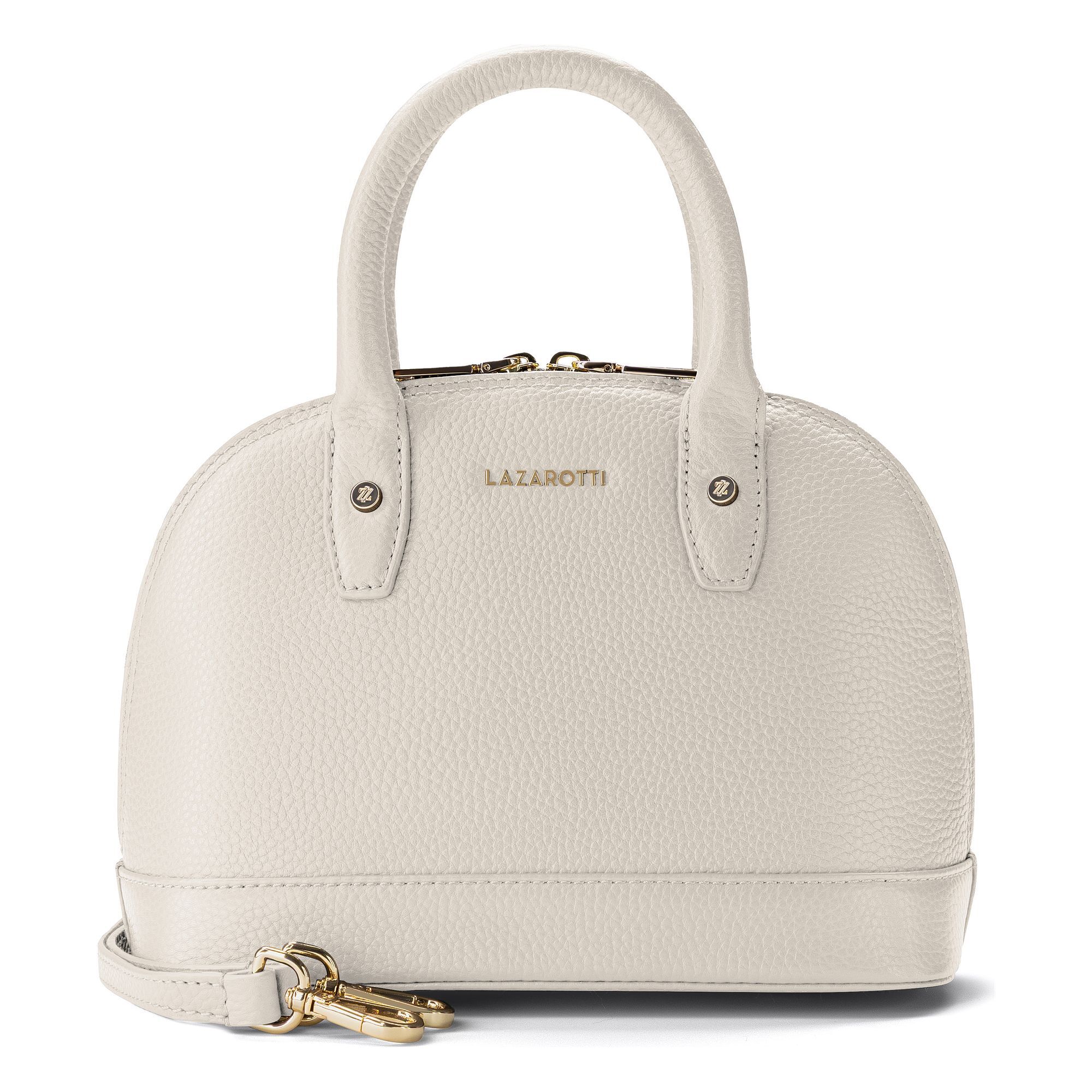Lazarotti "Bologna Leather Handtasche Crossbody Leder 24 cm"