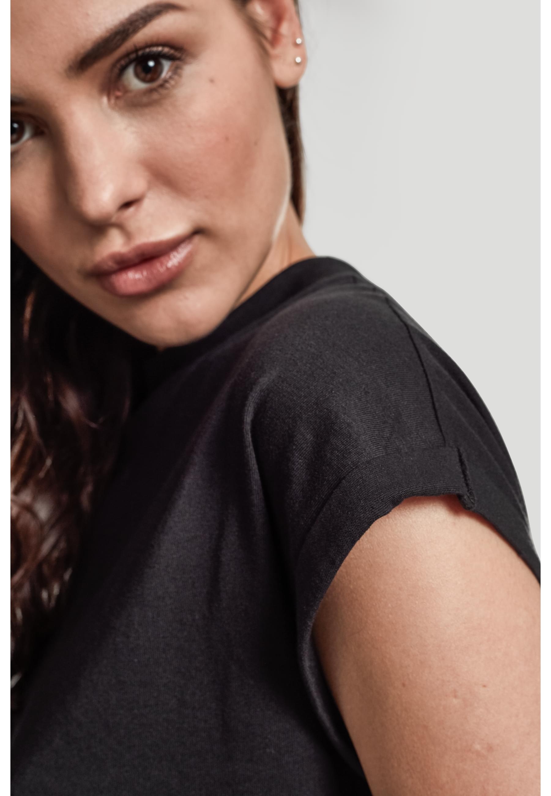 URBAN CLASSICS Shirtkleid »Urban Classics Damen Ladies Turtle Extended Shoulder Dress«, (1 tlg.)