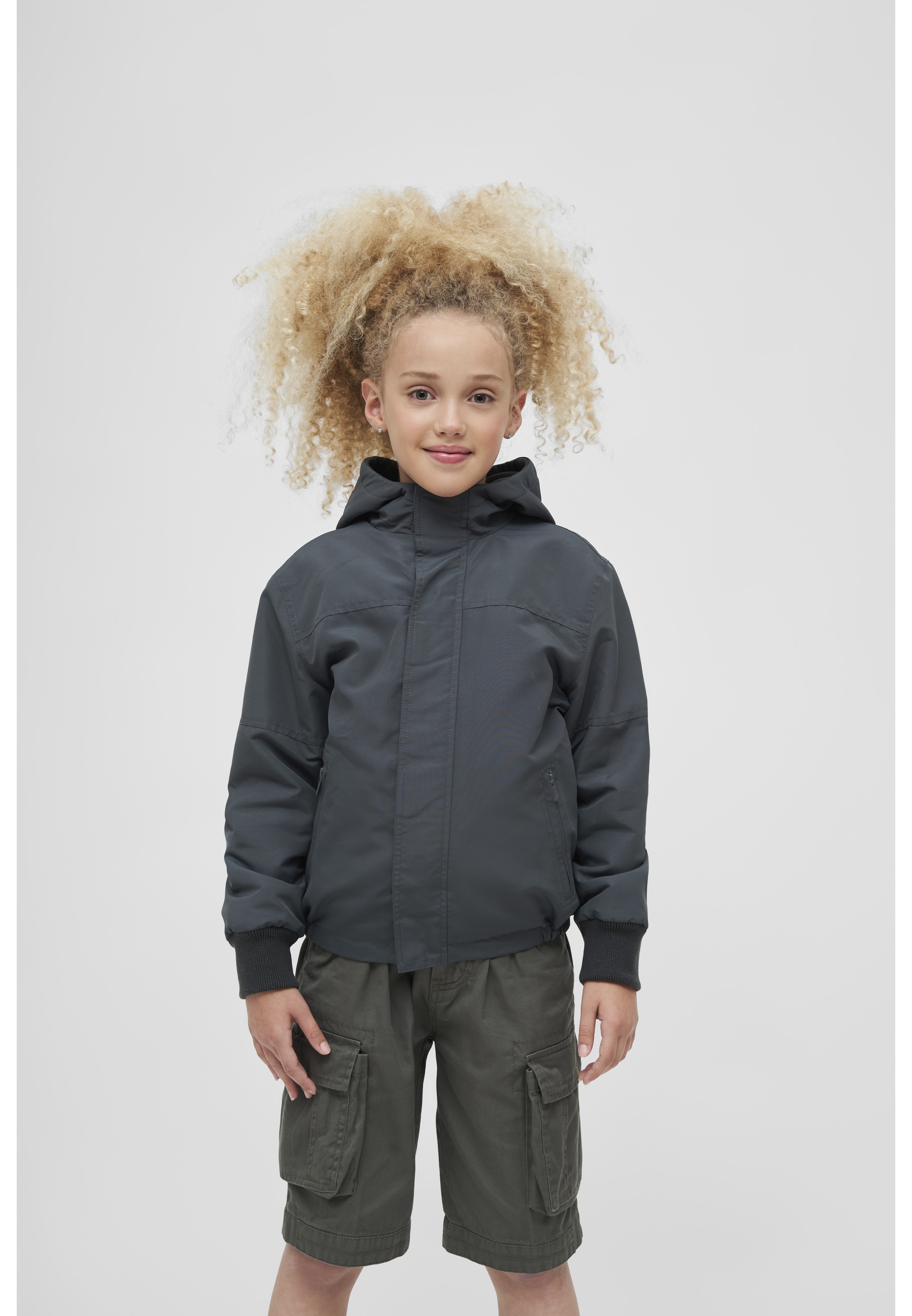 Brandit Allwetterjacke »Brandit Unisex Kids Windbreaker Frontzip« 1 Stk. tlg. mit Kapuze