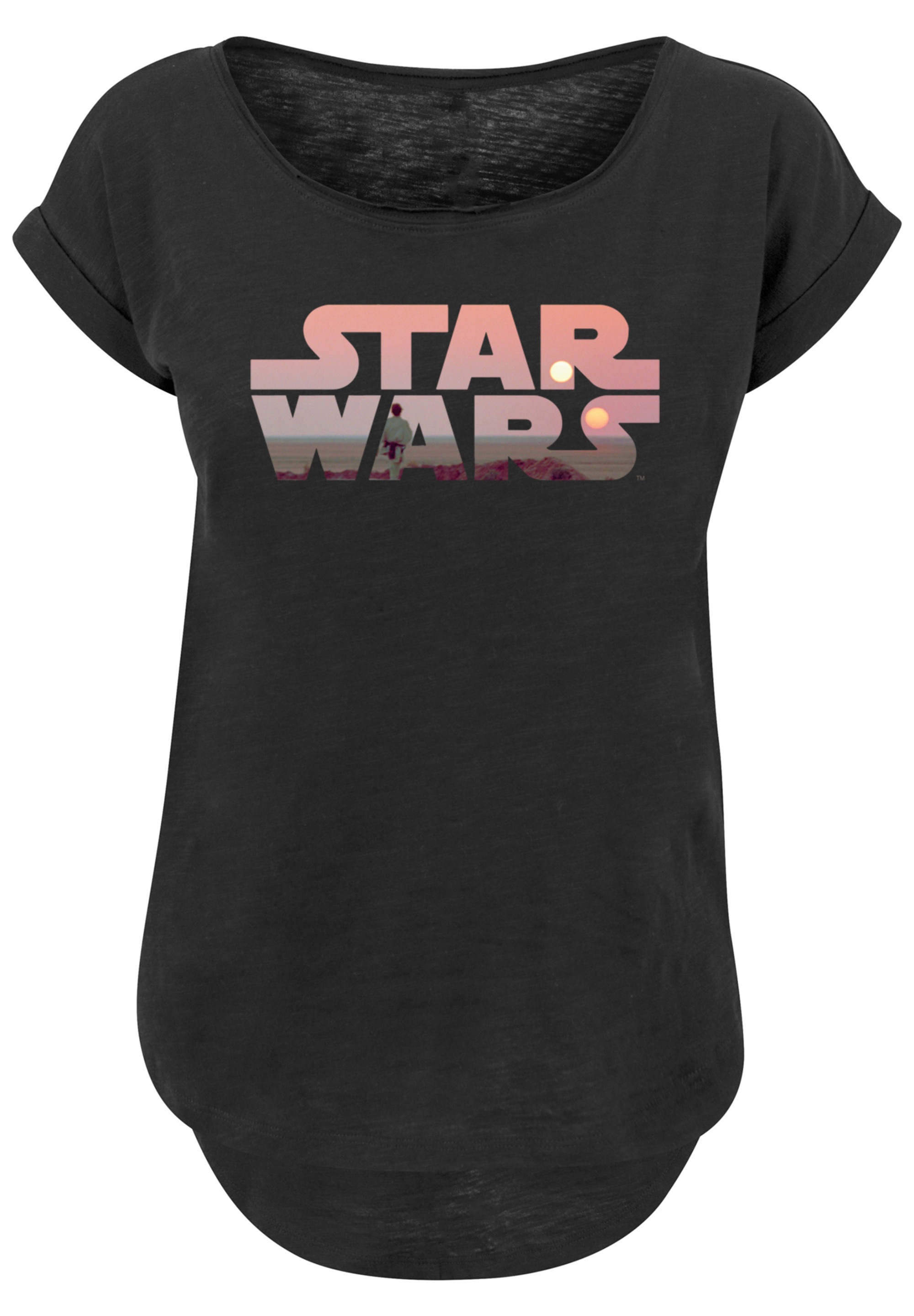 F4NT4STIC T-Shirt »Star Wars Tatooine Logo«, Print