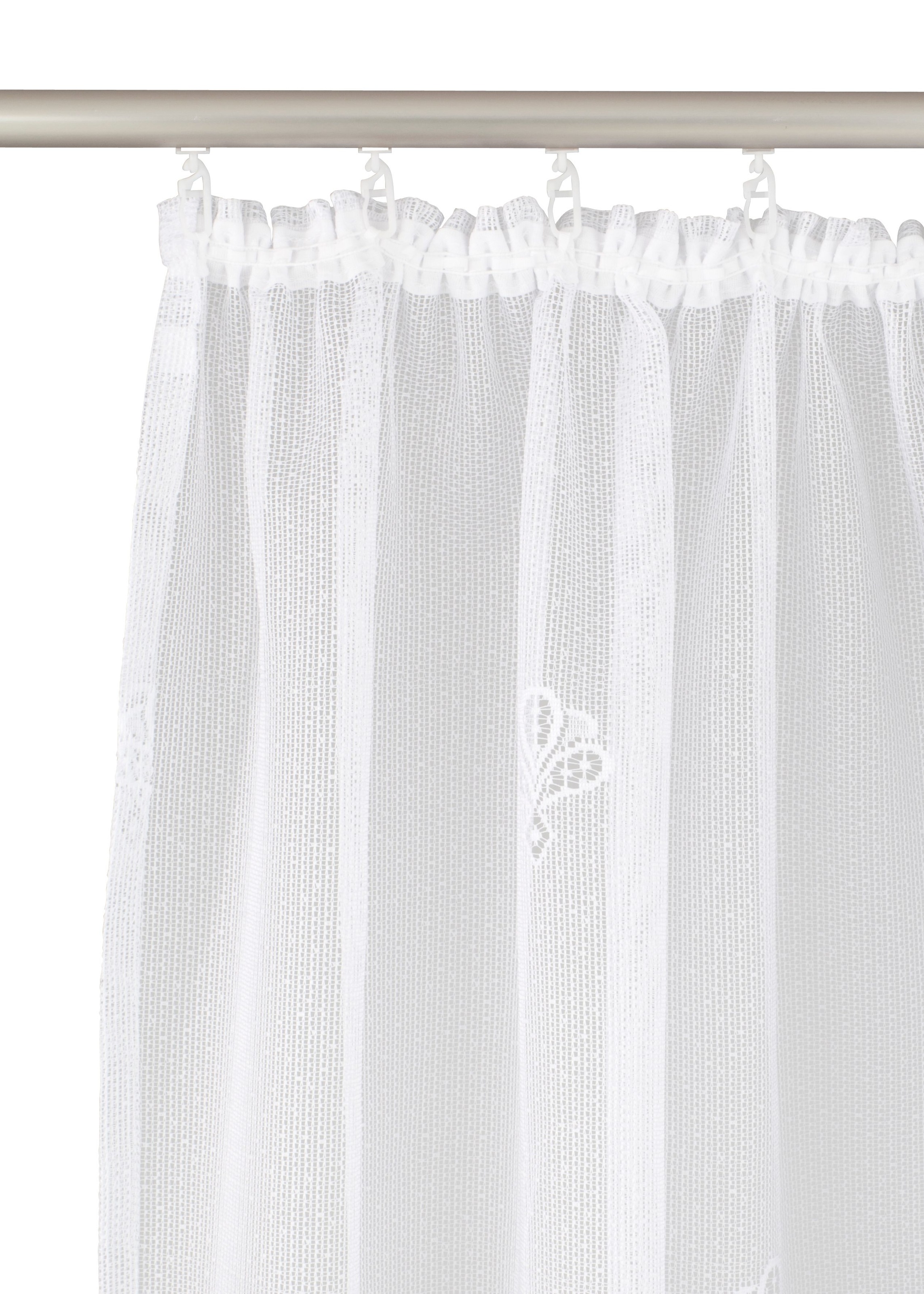 Weckbrodt Gardine "Aletta" Kräuselband 1 Stk. tlg. Jacquard, strukturiert, günstig online kaufen