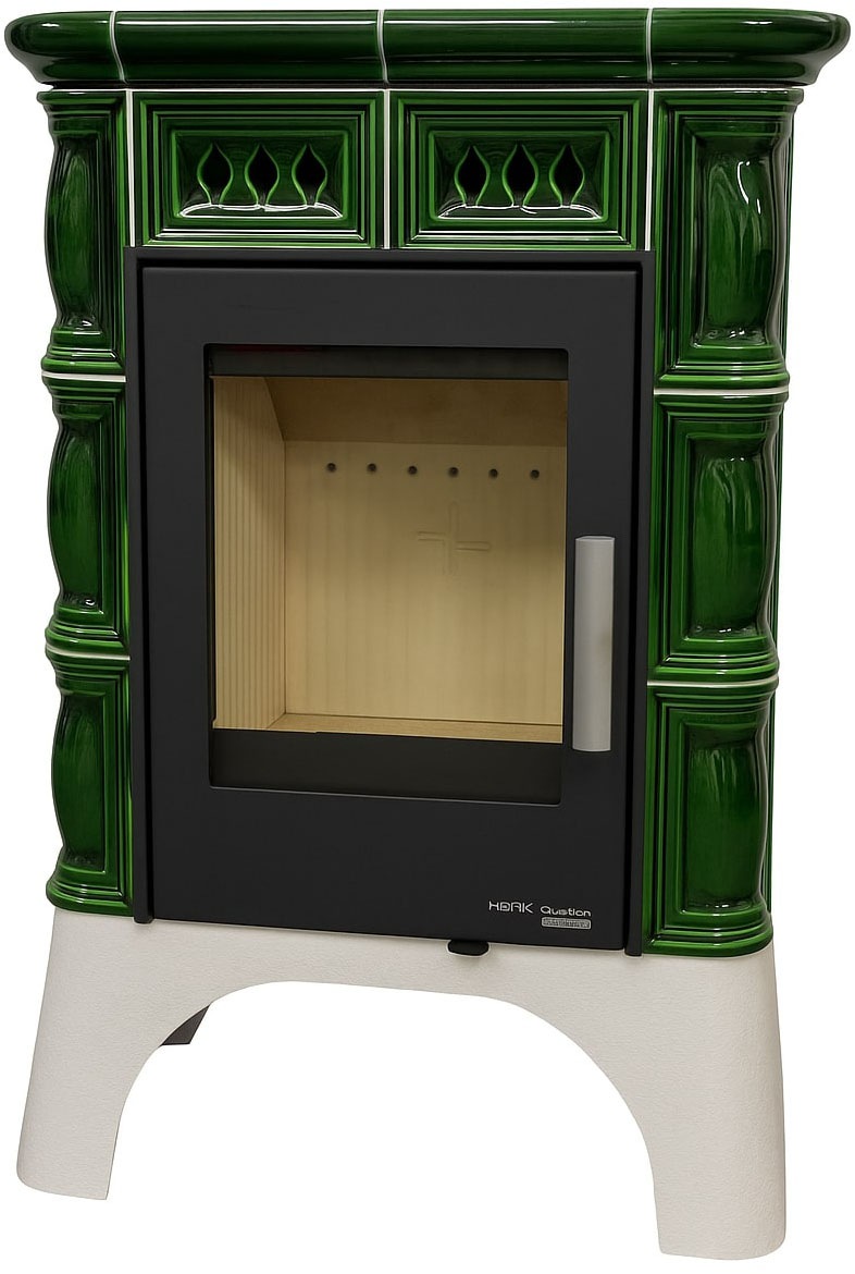 Haas + Sohn Kaminofen »TREVISO III 246.37 perl-schwarz/grün«