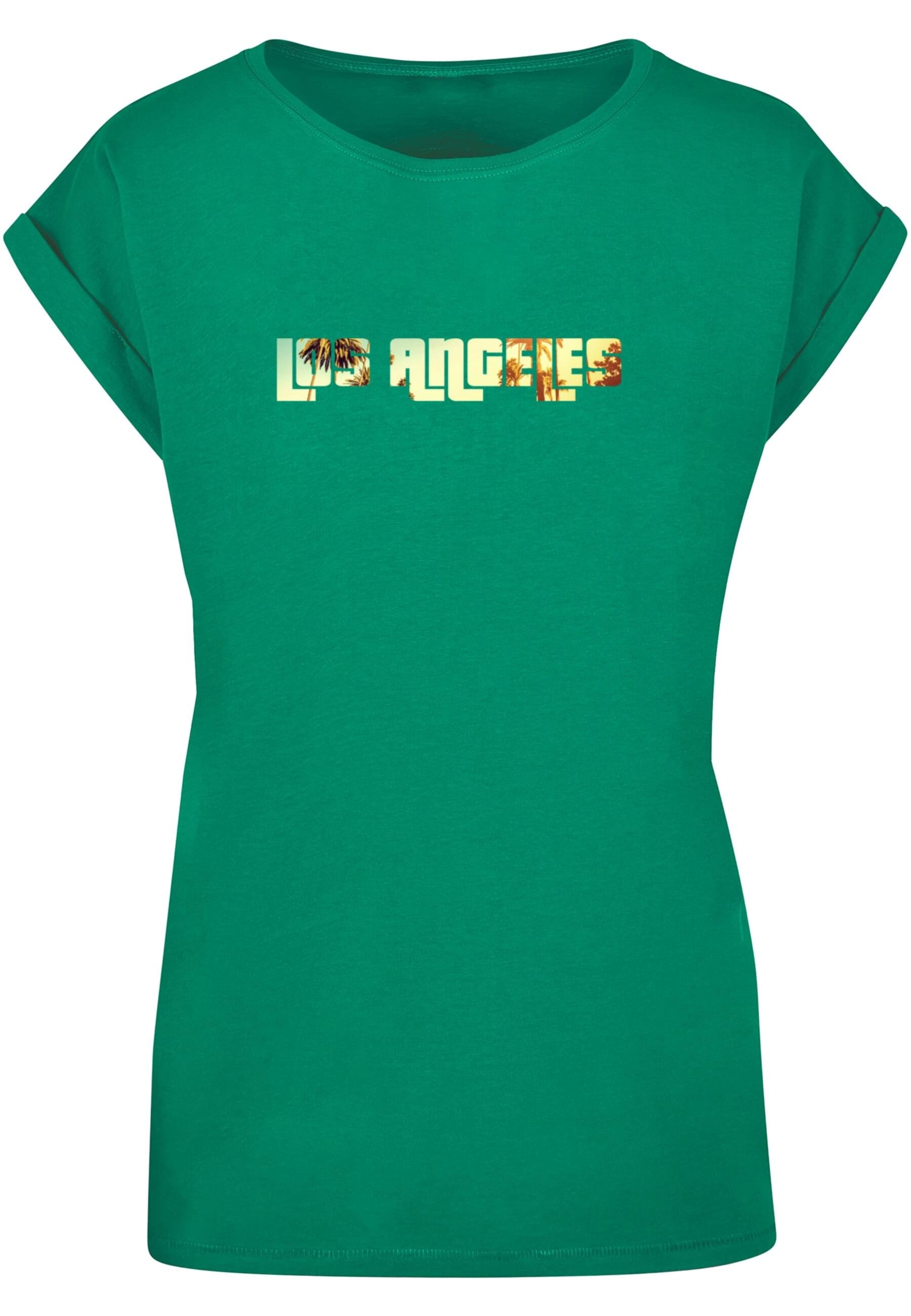 Merchcode T-Shirt »Merchcode Damen Laides Grand Los Angeles Extended Shoulder Tee«, (1 tlg.)