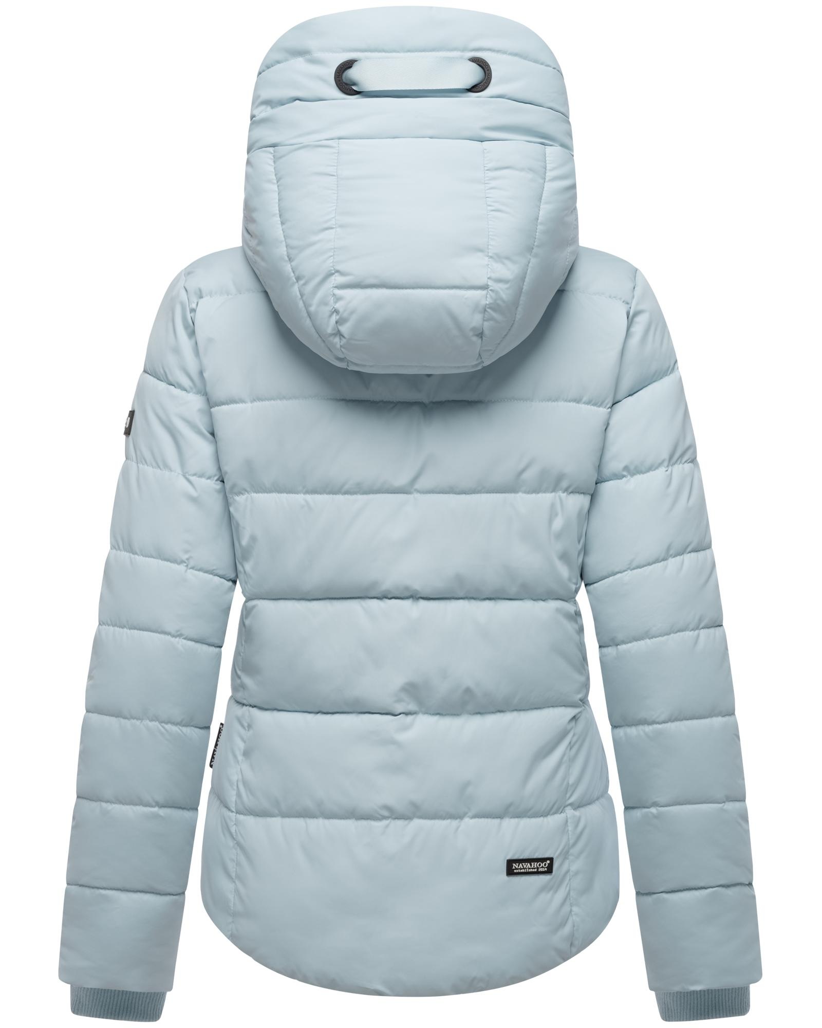 Navahoo Steppjacke »Amayaa«, mit Kapuze, stylische Damen Winterjacke mit coolen Applikationen