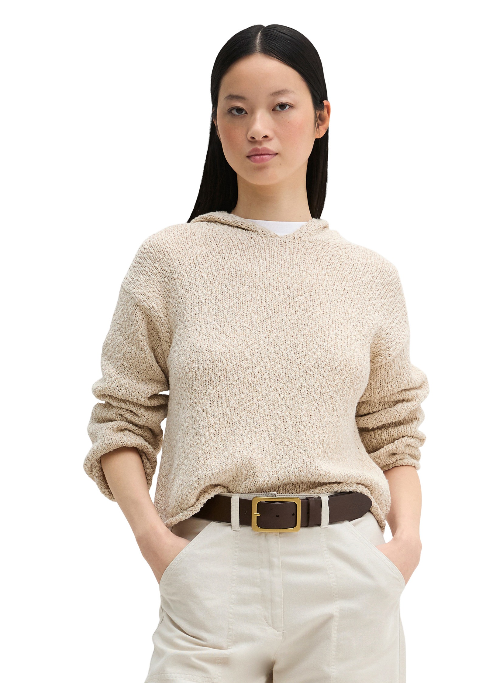 Marc OPolo Strickpullover "aus Organic-Cotton-Mix-Slub" günstig online kaufen