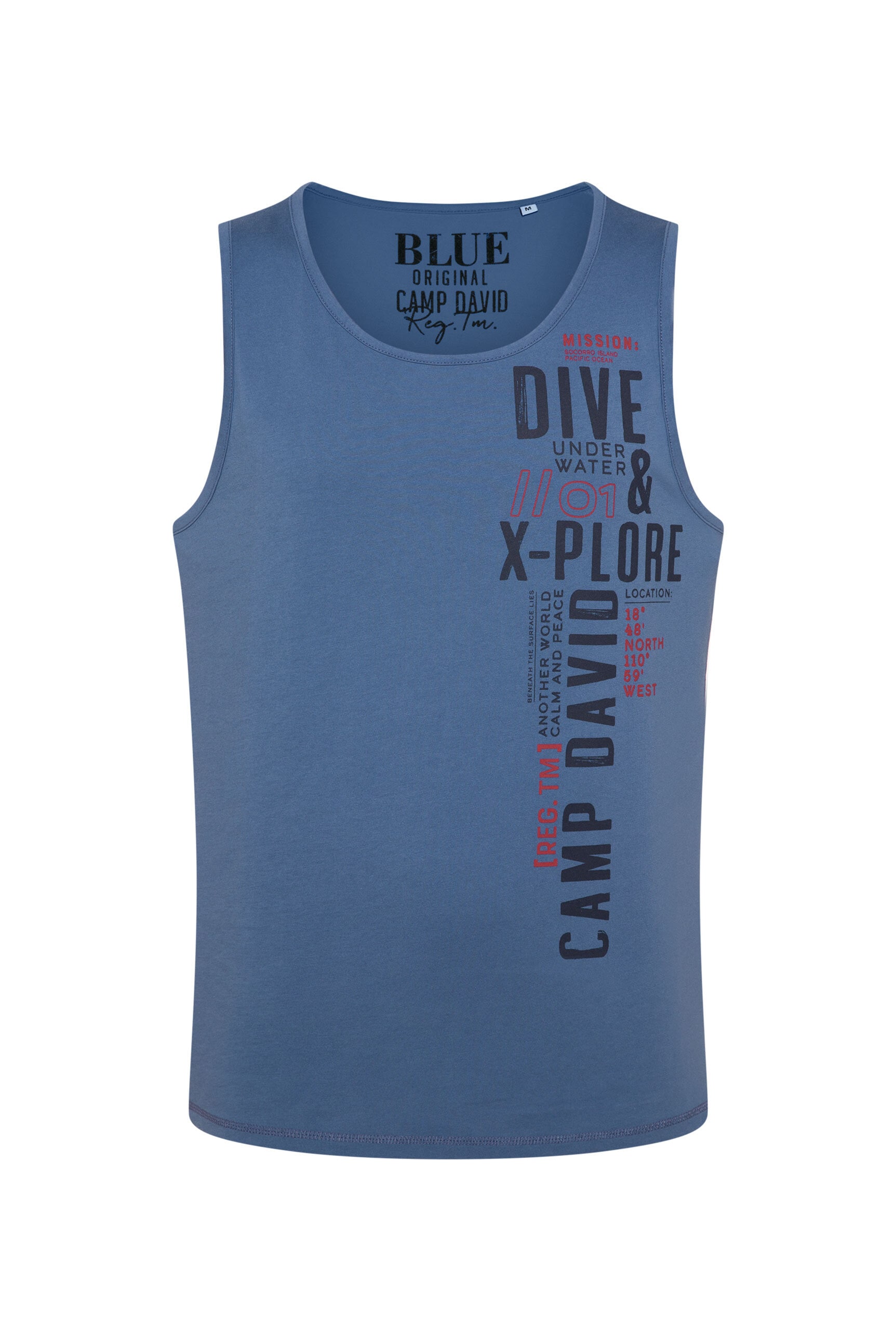 CAMP DAVID Tanktop, aus Baumwolle