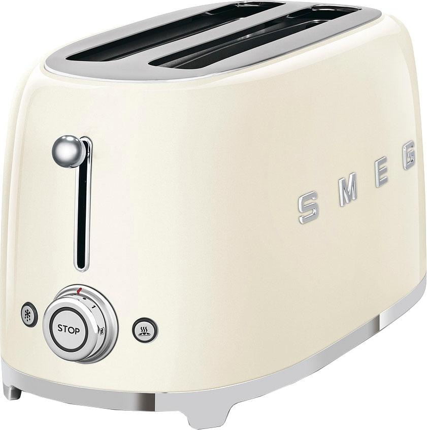 Smeg Toaster "TSF02CREU", 2 lange Schlitze, für 2 Scheiben, 1500 W