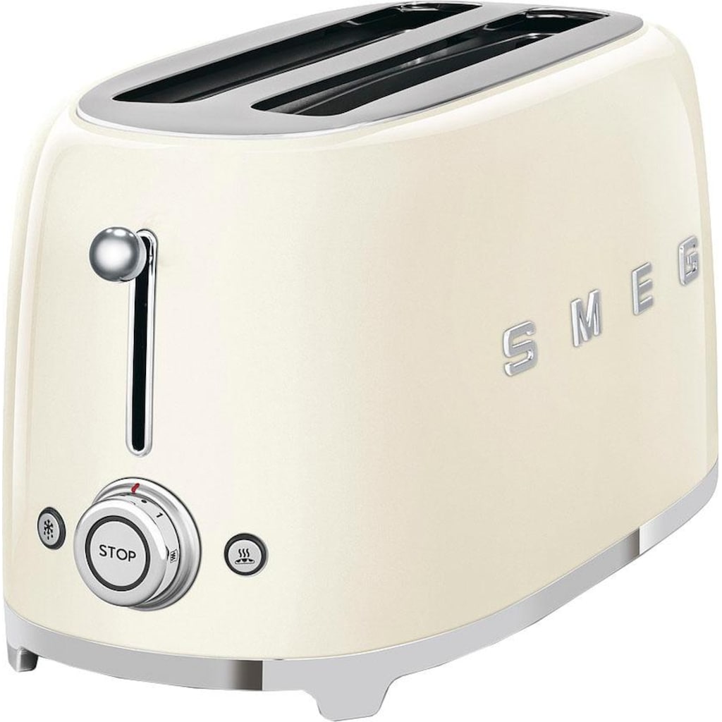 Smeg Toaster »TSF02CREU«, 2 lange Schlitze, für 2 Scheiben, 1500 W