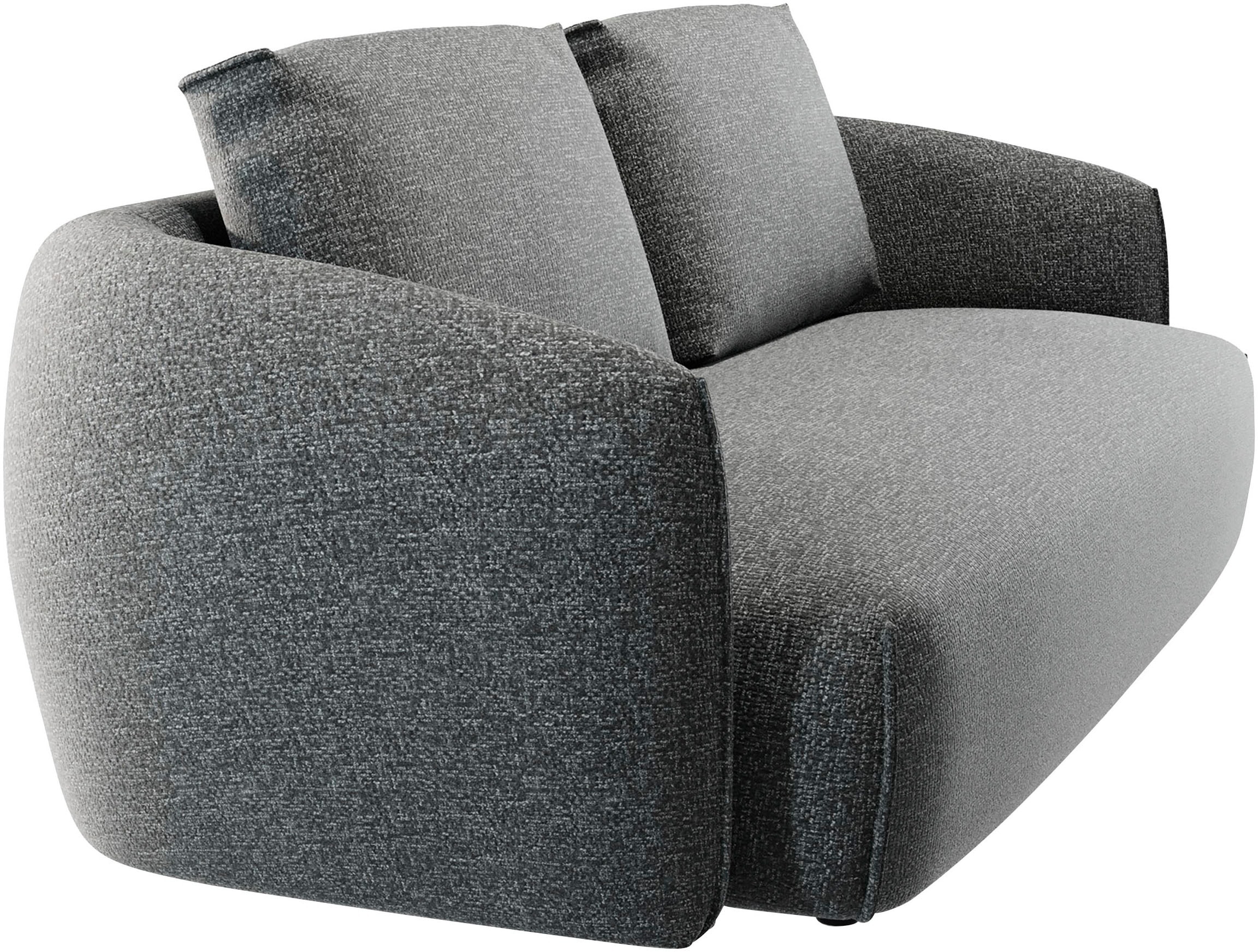 Guido Maria Kretschmer Home&Living 3-Sitzer »Shawn Designsofa mit elegant geschwungen Armlehnen, bequem«, organischer Form, mit hochwertigem Bezug
