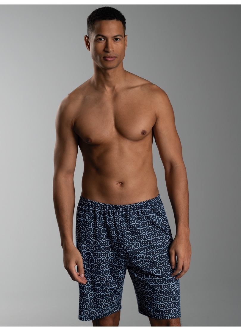 Trigema Bermudas »TRIGEMA Bermuda Shorts mit freundlichem Smiley-Motiv«