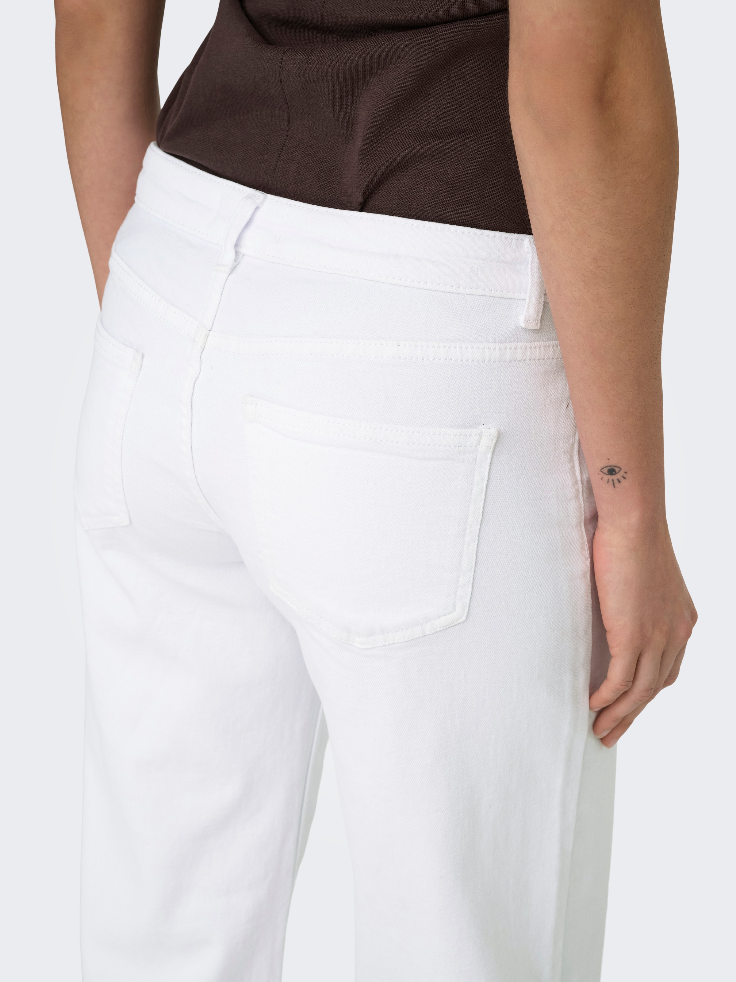 ONLY Low-rise-Jeans "ONLJUDY-O LW WIDE LEG DNM TAI003" Baumwollmischung günstig online kaufen