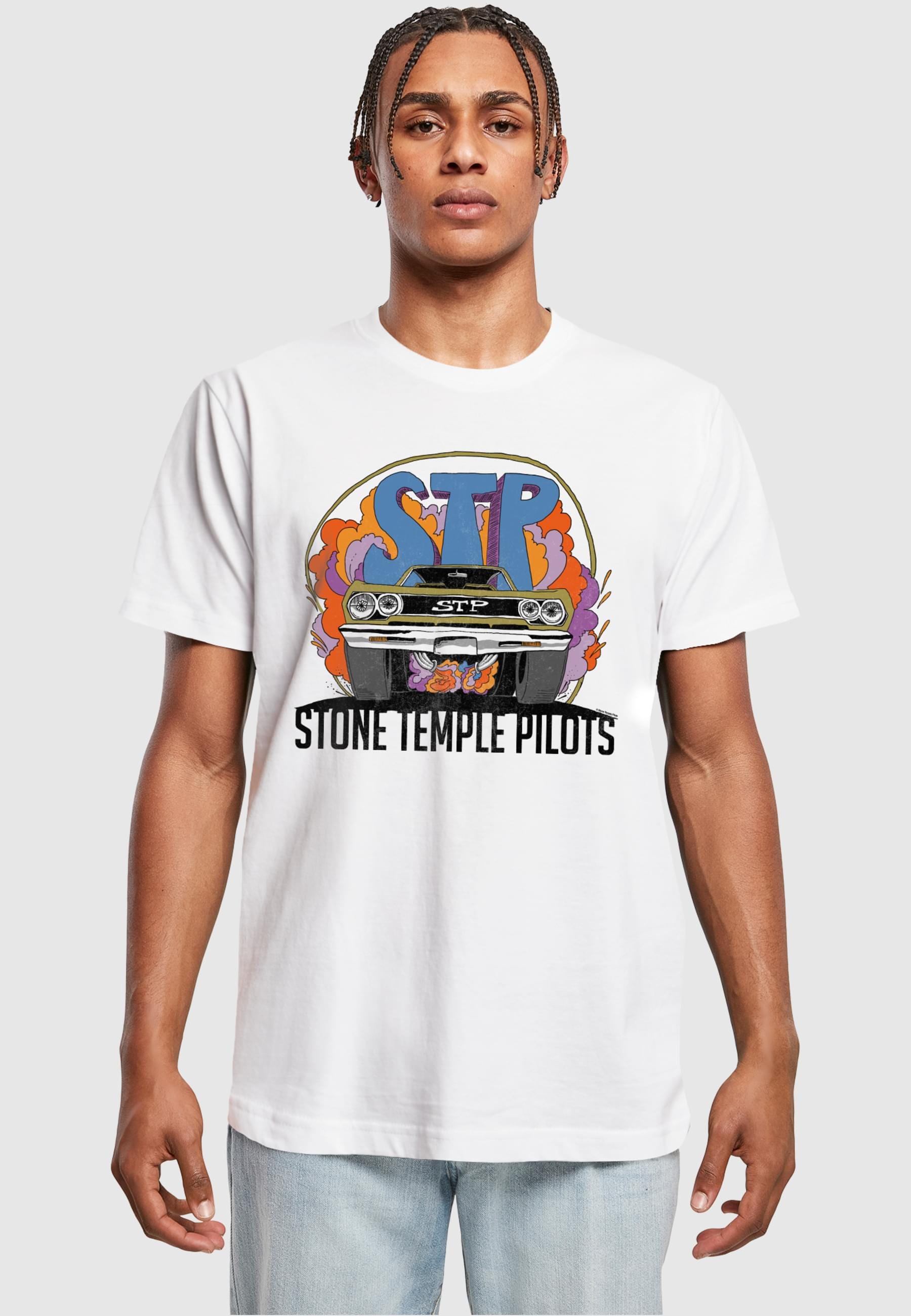 Merchcode T-Shirt »Merchcode Herren Stone Temple Pilots - Vintage muscle T-Shirt«, (1 tlg.)