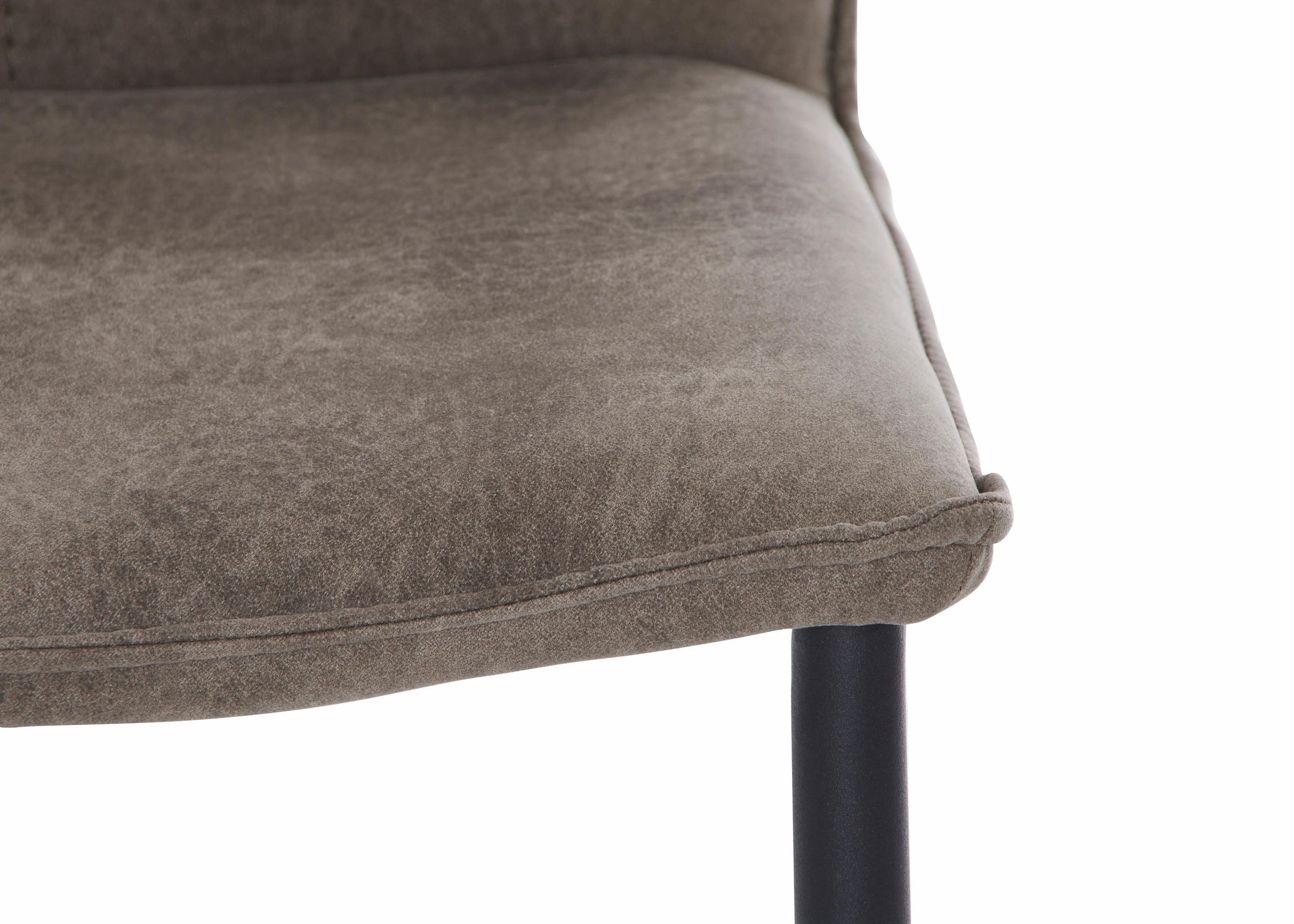 NIEHOFF SITZMÖBEL Freischwinger »Capri«, (Set), 2 St., Microfaser ABERDEEN, Gestell aus Eisen, Bezug in Microfaser oder Leder