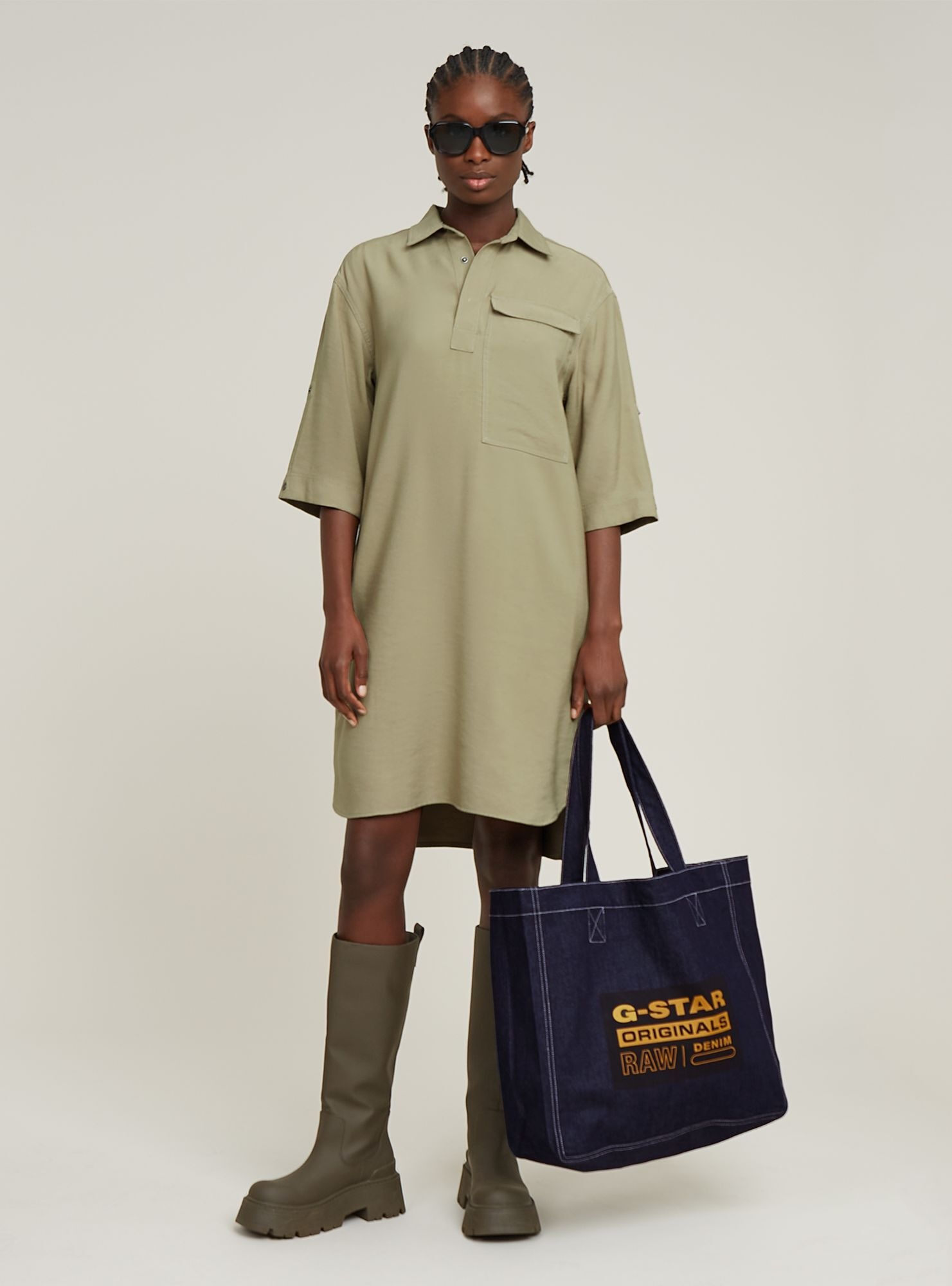 G-STAR Shirtkleid »Shirt Kleid«