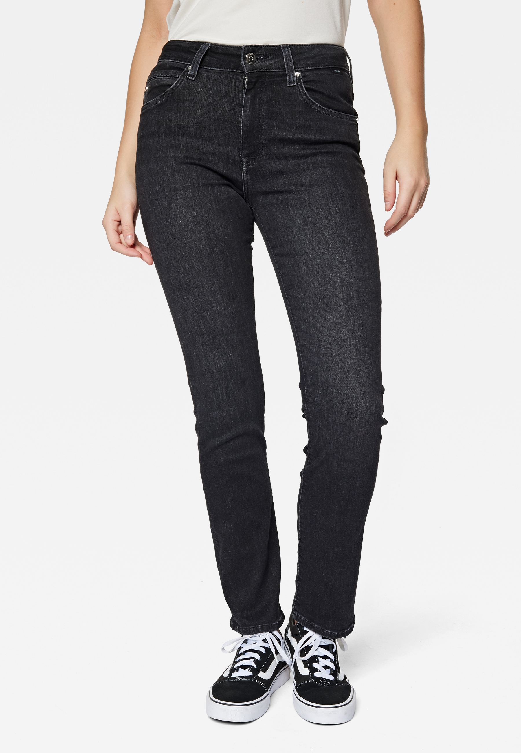 Mavi Straight-Jeans »KENDRA«, gerde Form