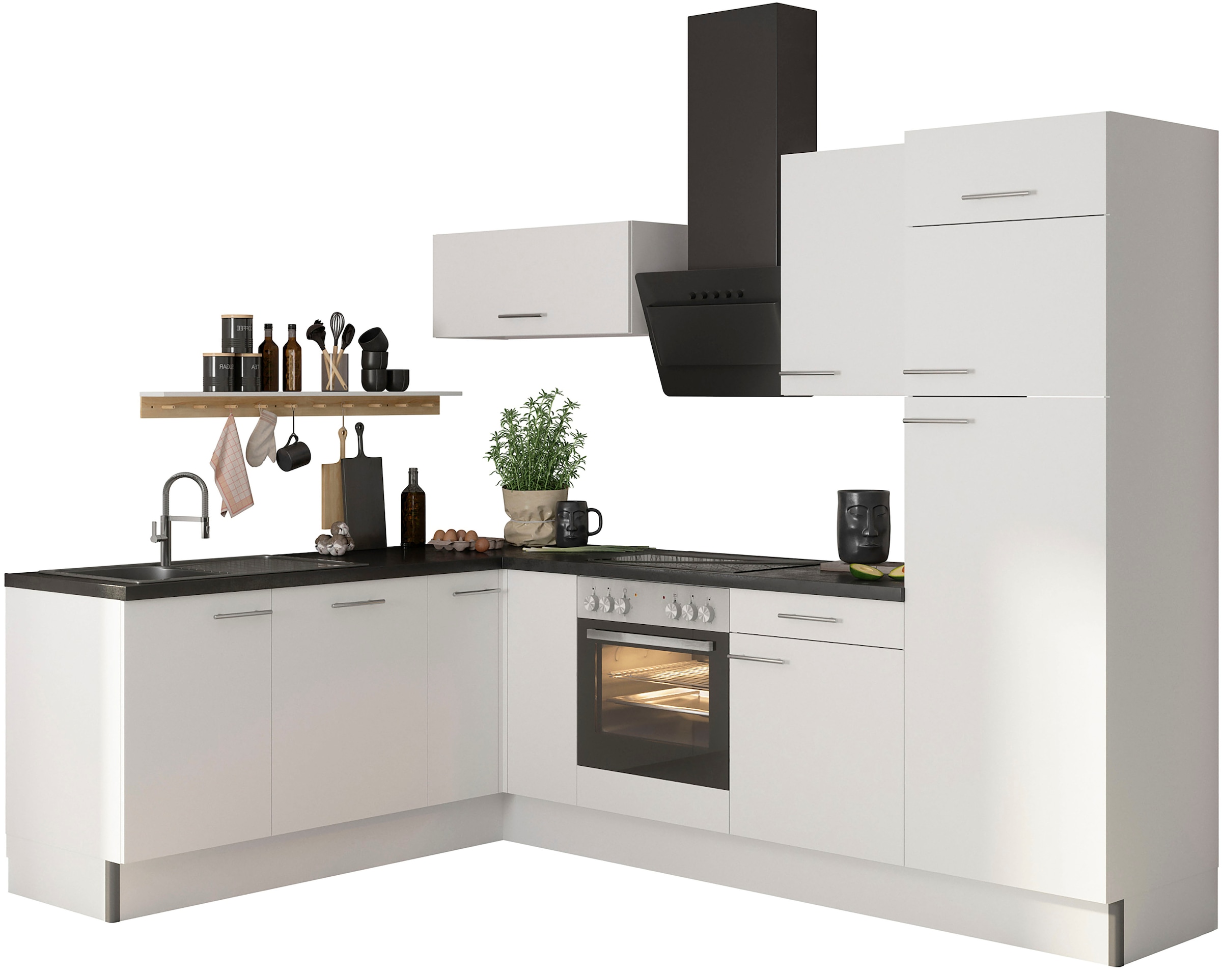 OPTIFIT Küche »Klara«, 200 E-Geräten cm | 270 BAUR x breit, mit bestellen wahlweise