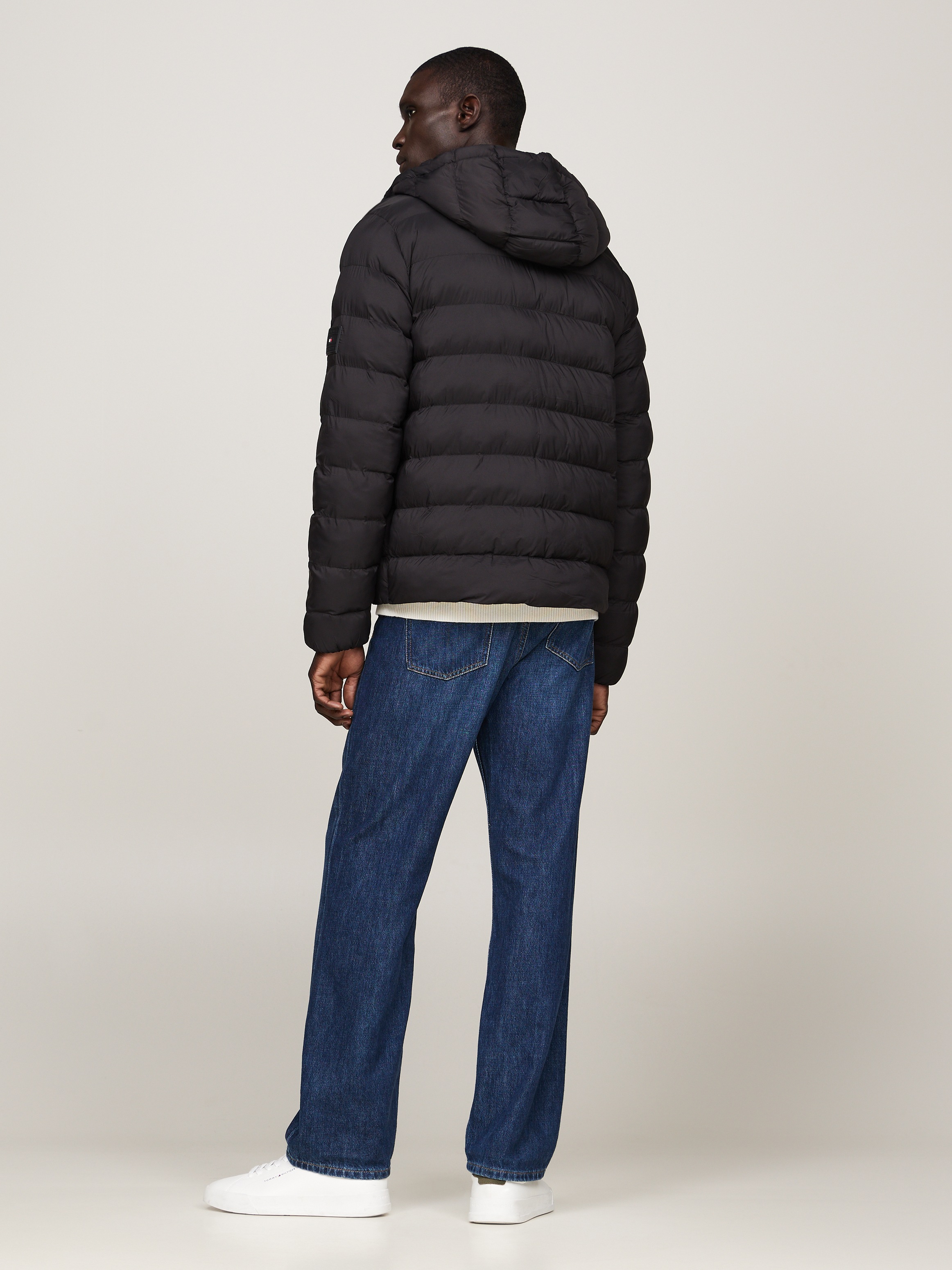 Tommy Hilfiger Steppjacke »MID WEIGHT HOODED JACKET«, mit Kapuze