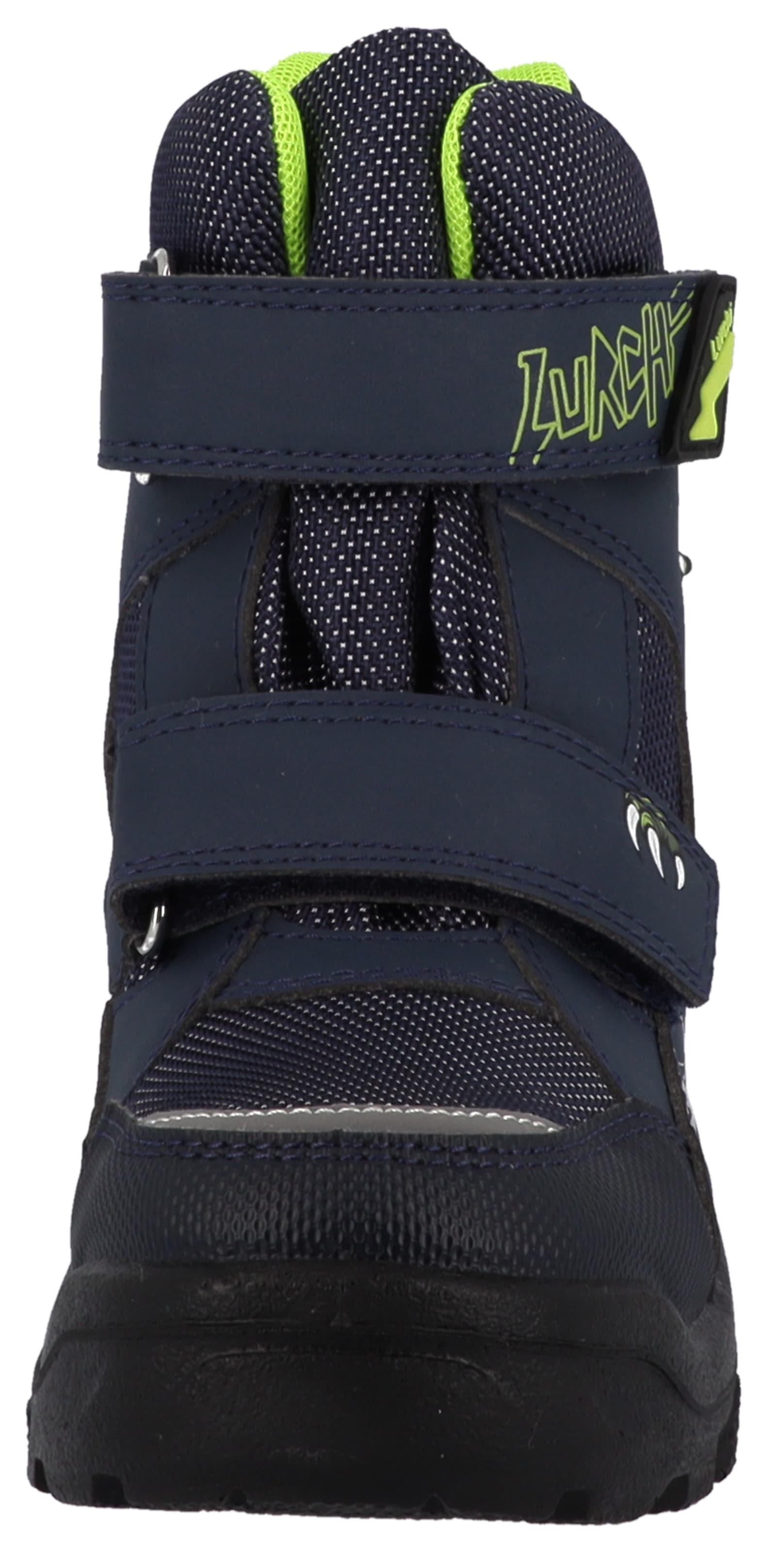 Lurchi Klettboot »Kolin-SYMPATEX, Blinkschuh«  Boots mit coolem Dino-Motiv, Größenschablone zum Download
