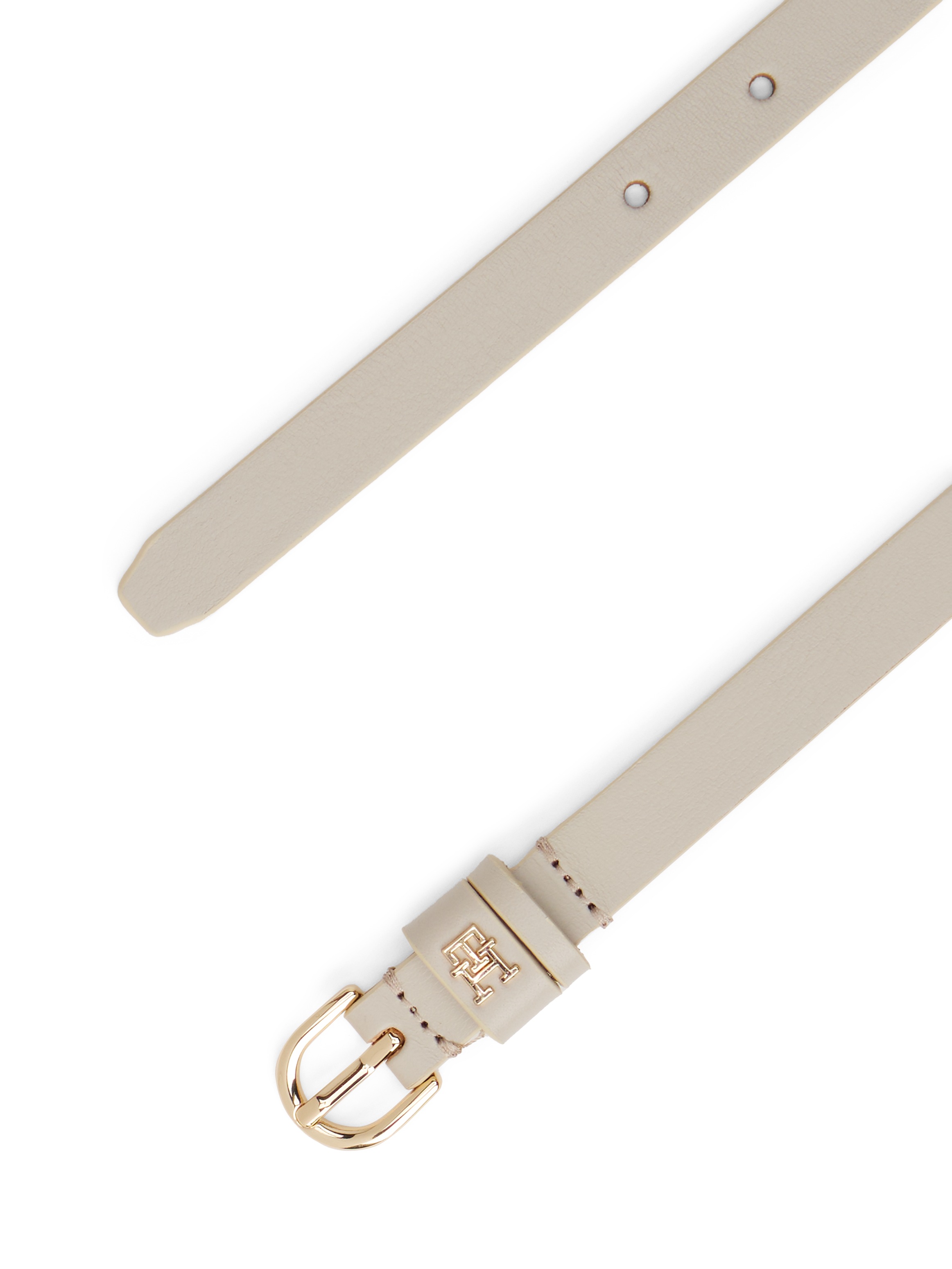 Thumbnail - Tommy Hilfiger Ledergürtel "ESSENTIAL EFFORTLESS GOLD" 1,5 cm breit, ovale Einfachdornschließe, Damengürtel