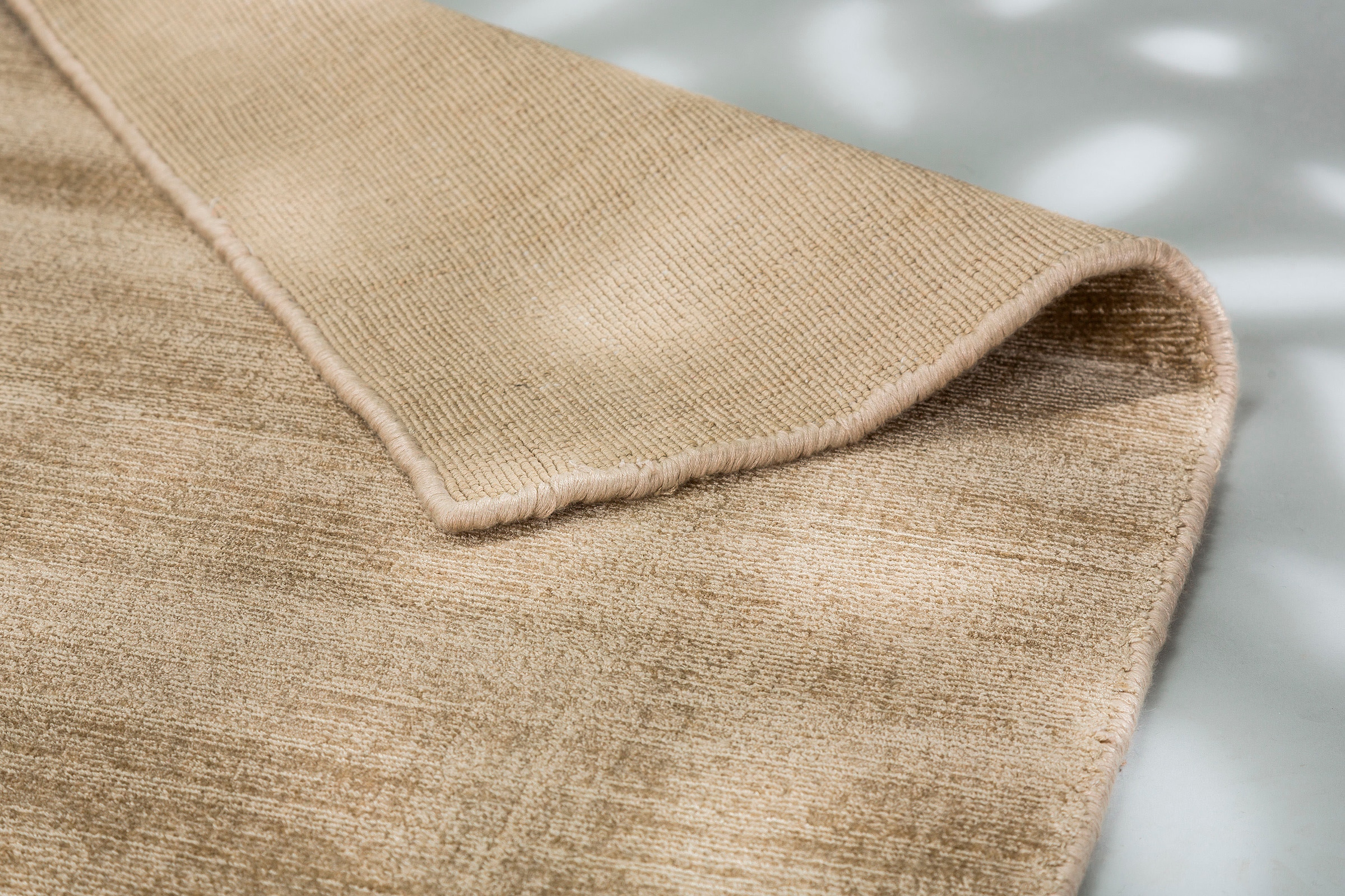 SCHÖNER WOHNEN-Kollektion Teppich »Alessa«, rechteckig, 5 mm Höhe, Viskose, Wohnzimmer