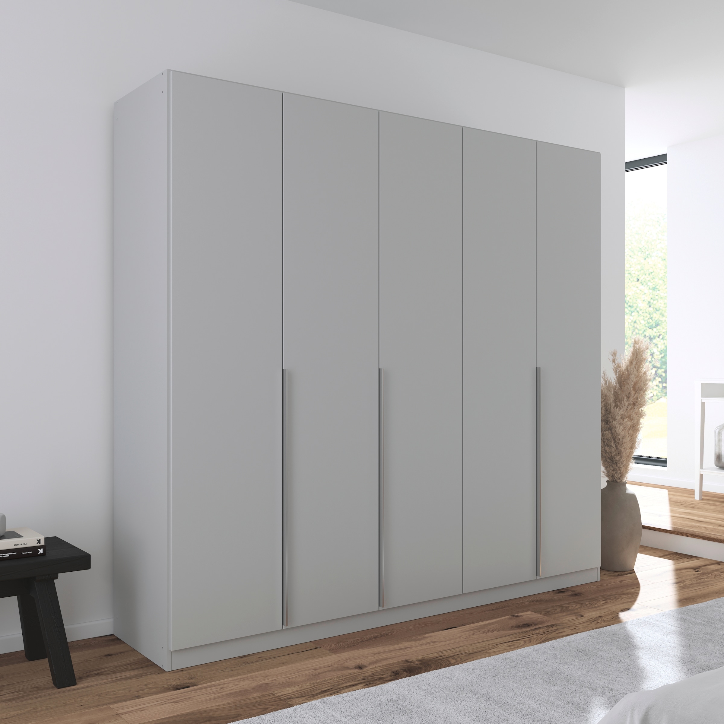 Thumbnail - rauch Drehtürenschrank "Kleiderschrank Schrank Garderobe AGORDO TOPSELLER Schlafzimmer", (in zwei Griff-Farben mit Dekor...