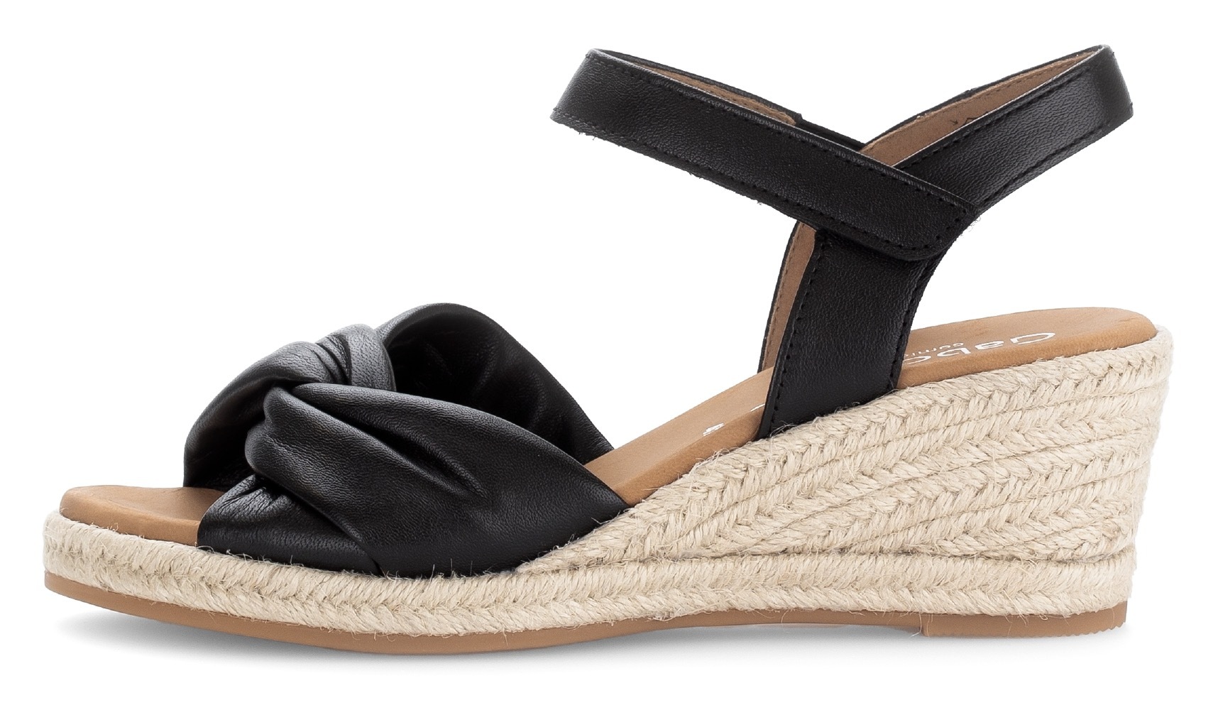 Gabor Damen Keilsandalette Schwarz Größe 38 2