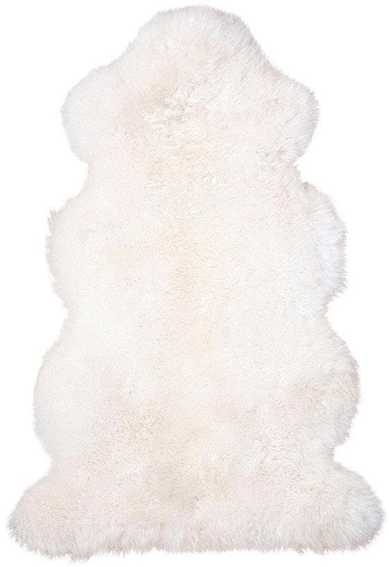 Fellteppich HEITMANN FELLE "Lammfell KE 152 - Premium Qualität" Gr. 41, weiß (naturweiß), B:68cm H:70mm L:140cm, Lammfell, Teppiche, Fellteppich, echtes Austral. Lammfell, besonders weich, auch ideal als Bettvorleger