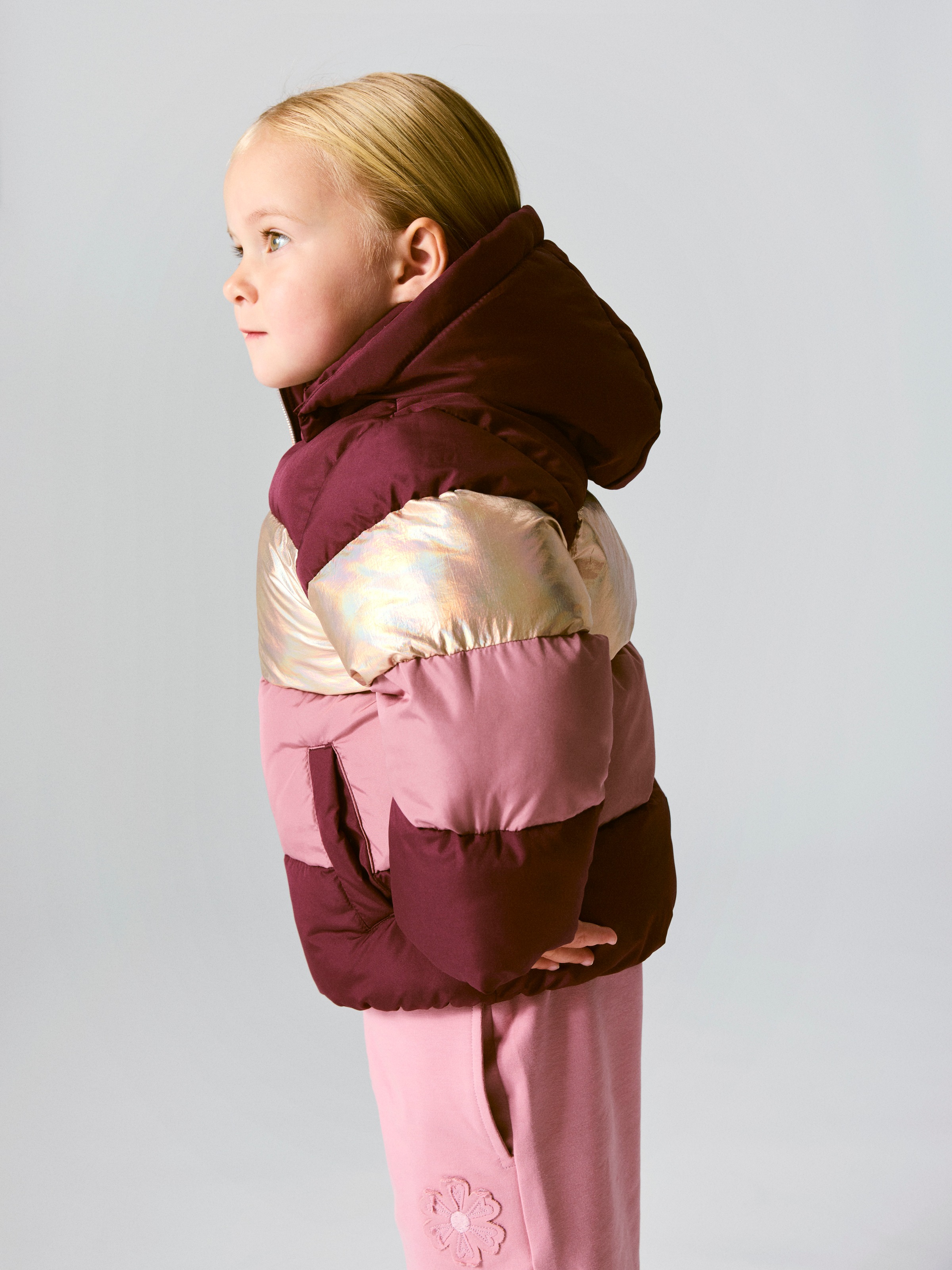 Name It Steppjacke »NMFMILLE PUFFER JACKET1« mit Kapuze Kunstfaser,