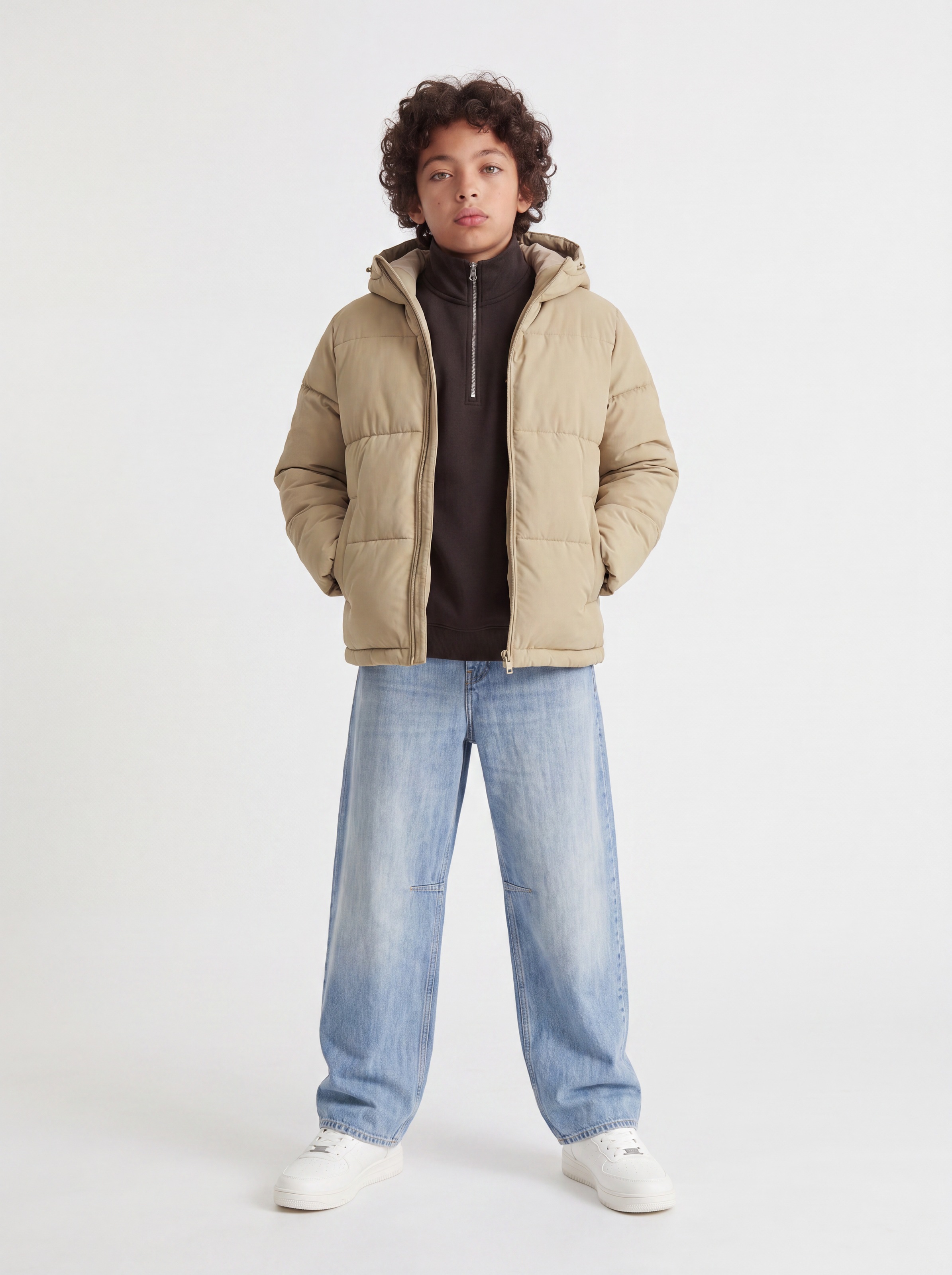 Jack & Jones Junior Steppjacke »JJGALAXY PUFFER JACKET JNR« mit Kapuze Kunstfaser, regular fit