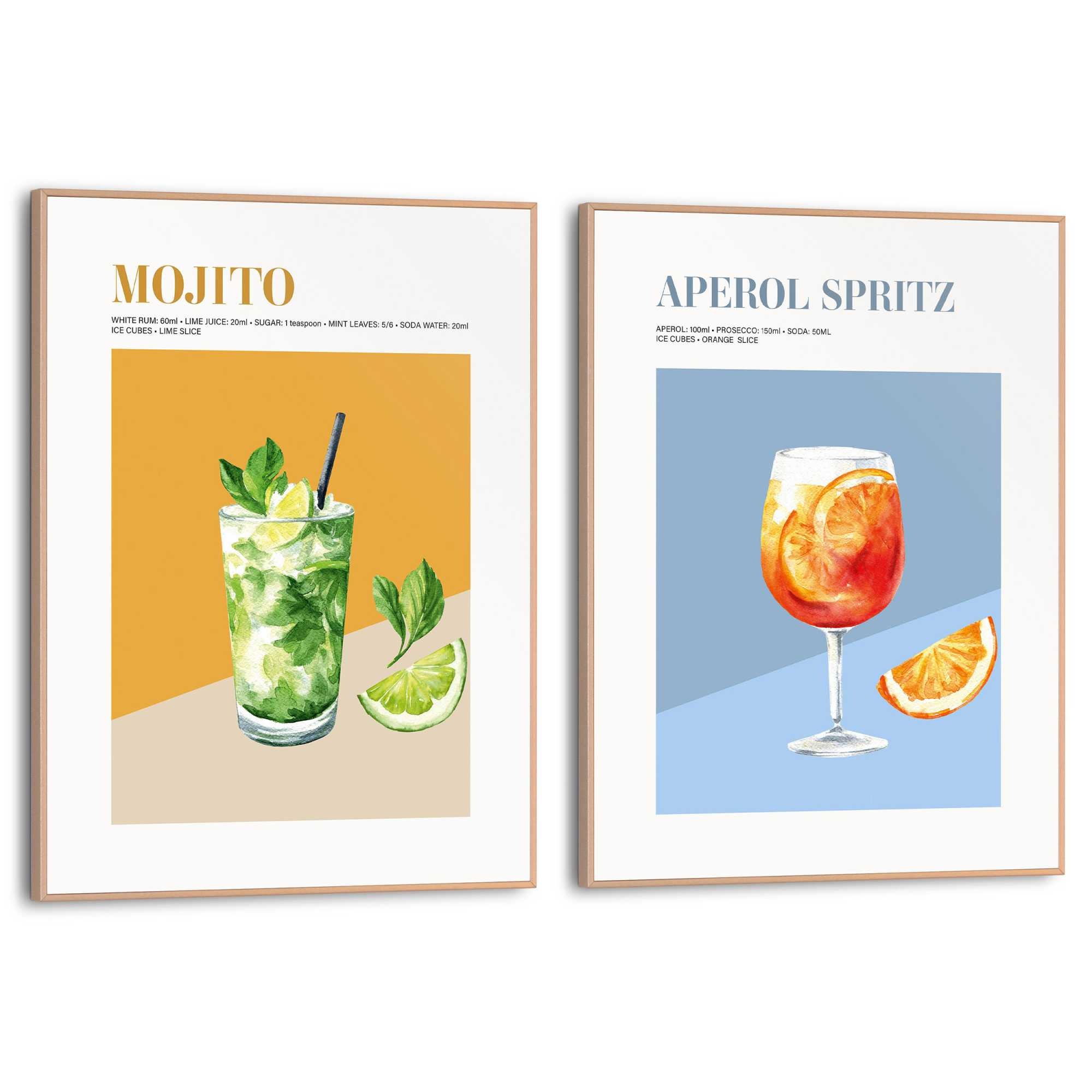 Reinders! Bild mit Rahmen »Cocktail Lovers«