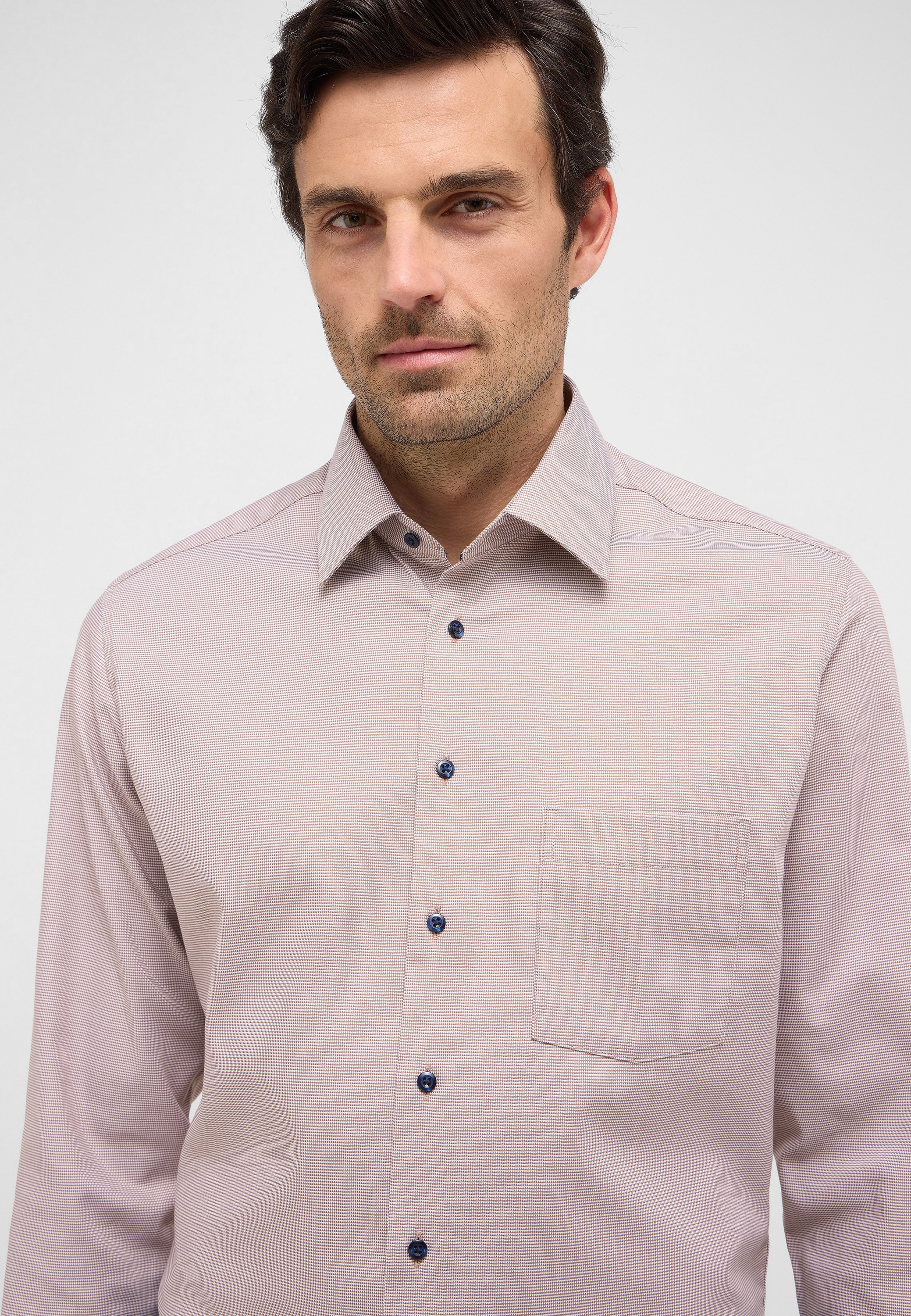 Eterna Langarmhemd »MODERN FIT«, NON IRON (bügelfrei)