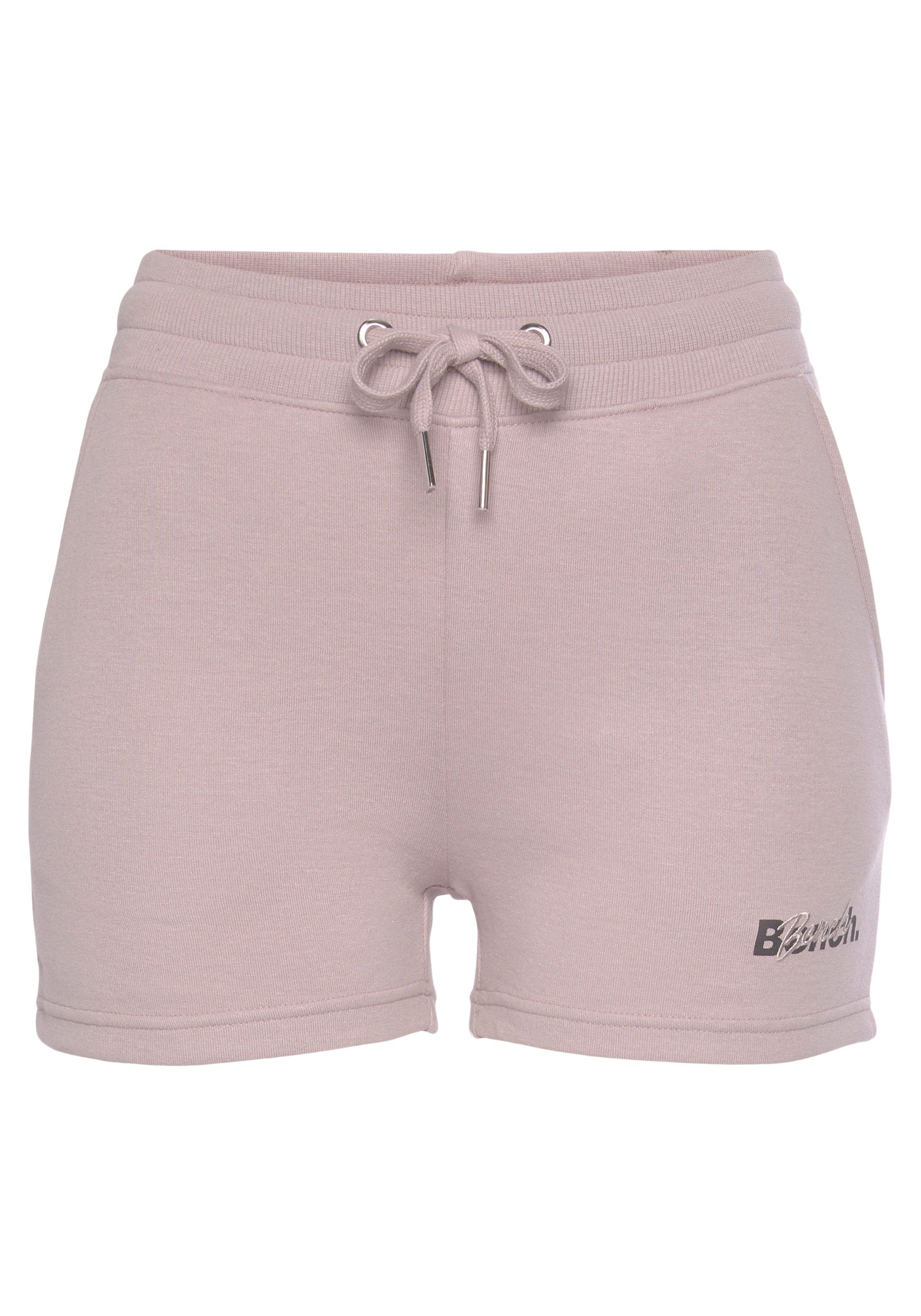 Bench. Loungewear Shorts, mit Logodruck und Stickerei