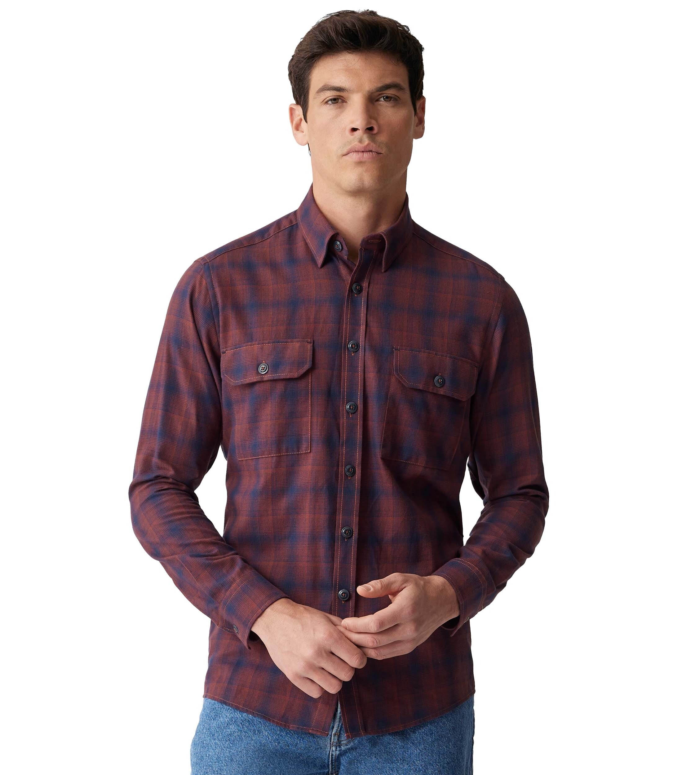 CASAMODA Flanellhemd "CASAMODA Flanellhemd kariert" günstig online kaufen