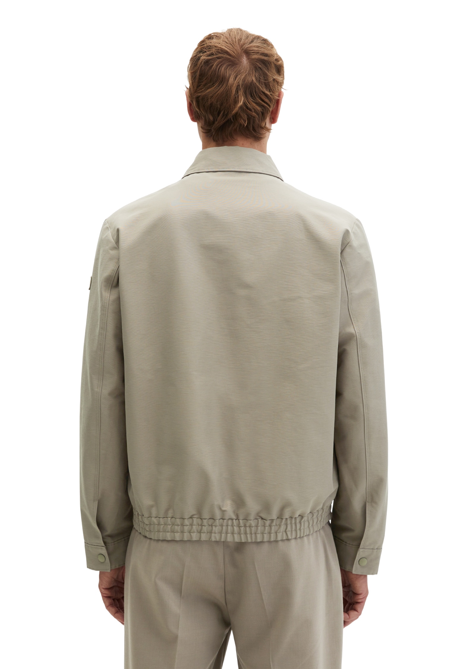 Marc O'Polo Outdoorjacke »aus wasserabweisendem Bio-Baumwoll-Canvas« ohne Kapuze
