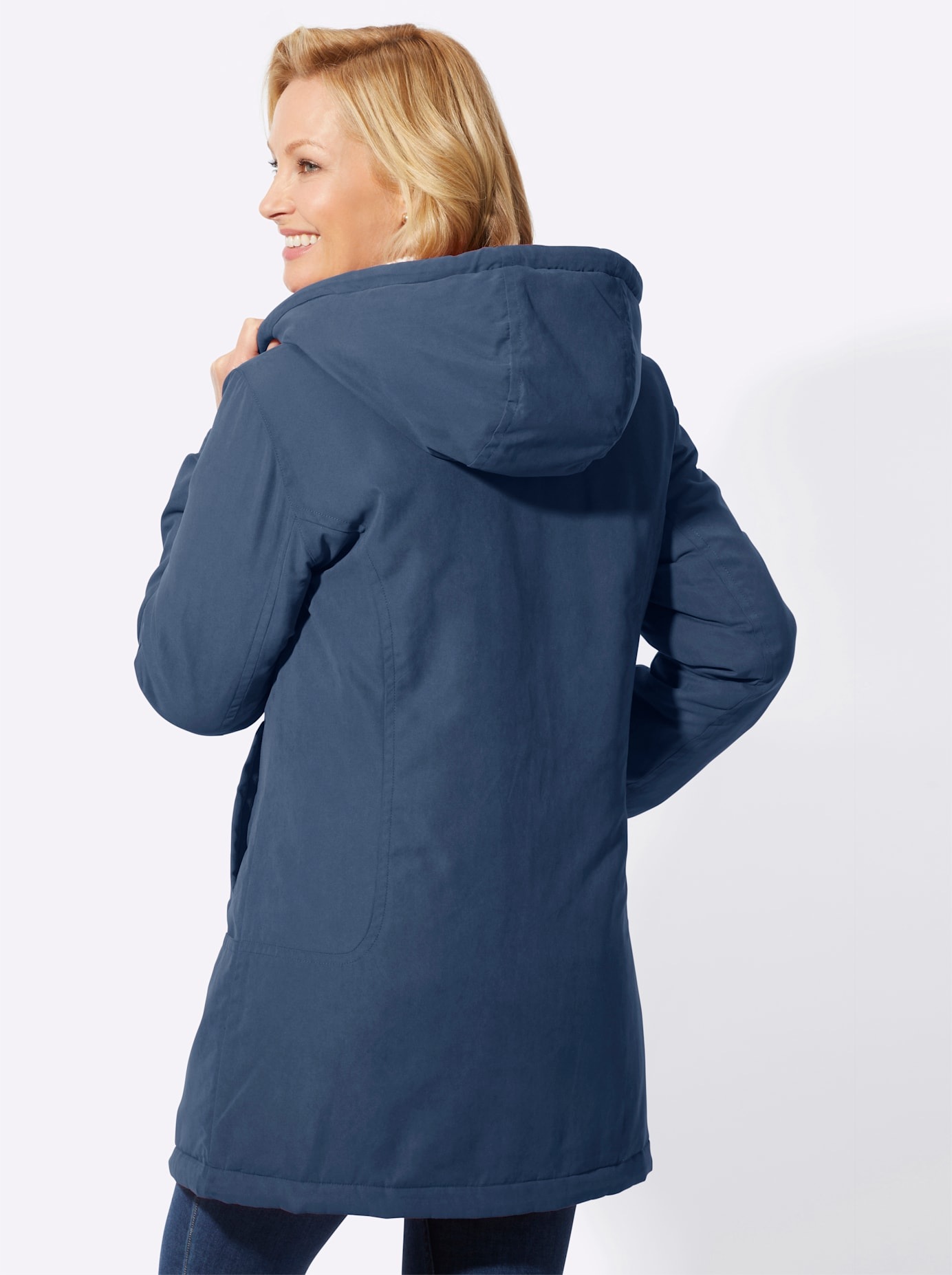 Classic Basics Langjacke, mit Kapuze günstig online kaufen