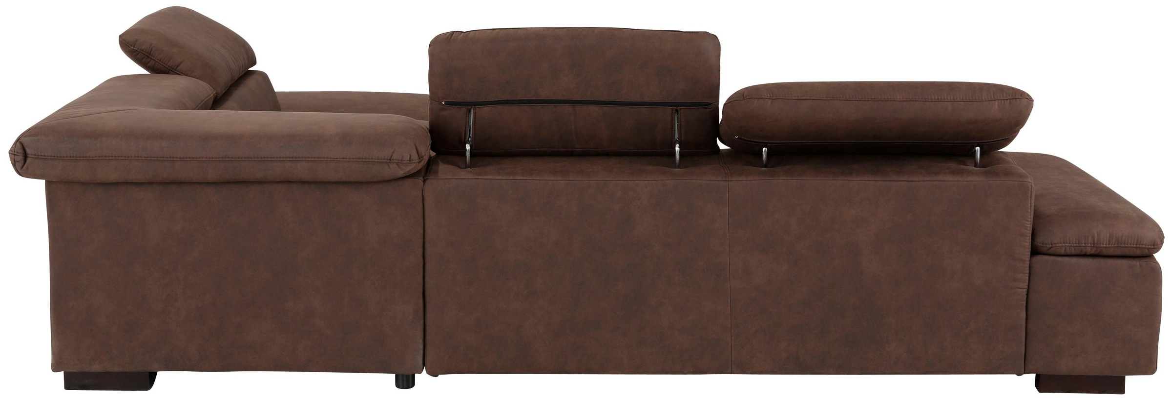 Home affaire Ecksofa »Alberto L-Form«, mit Kopfteilverstellung, wahlweise mit Bettfunktion