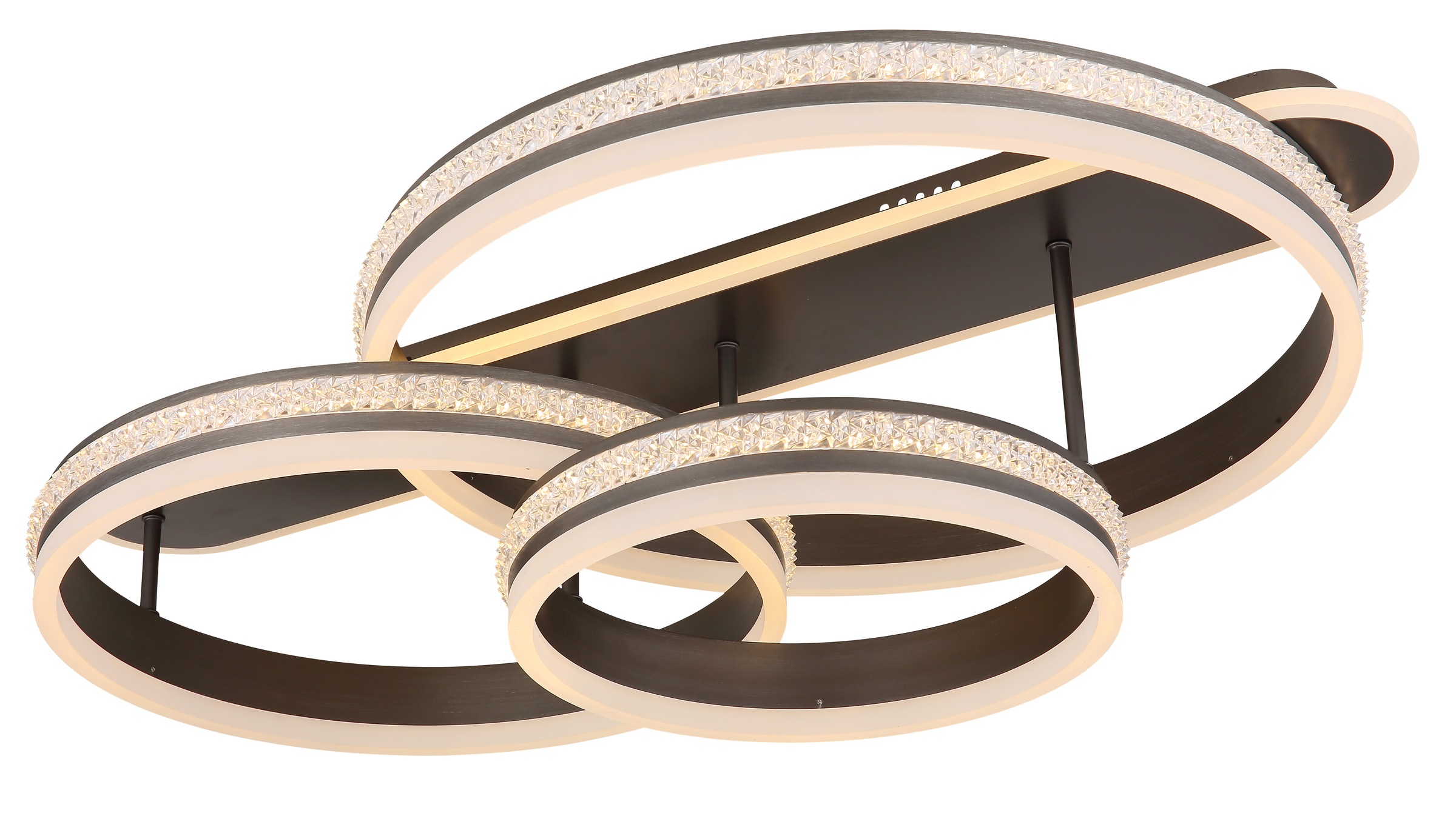 GLOBO LIGHTING LED Deckenleuchte »GROUNI«, Leuchtmittel LED-Modul | LED fest integriert, Deckenlampe/Wohnzimmer/Schlafzimmer/modern