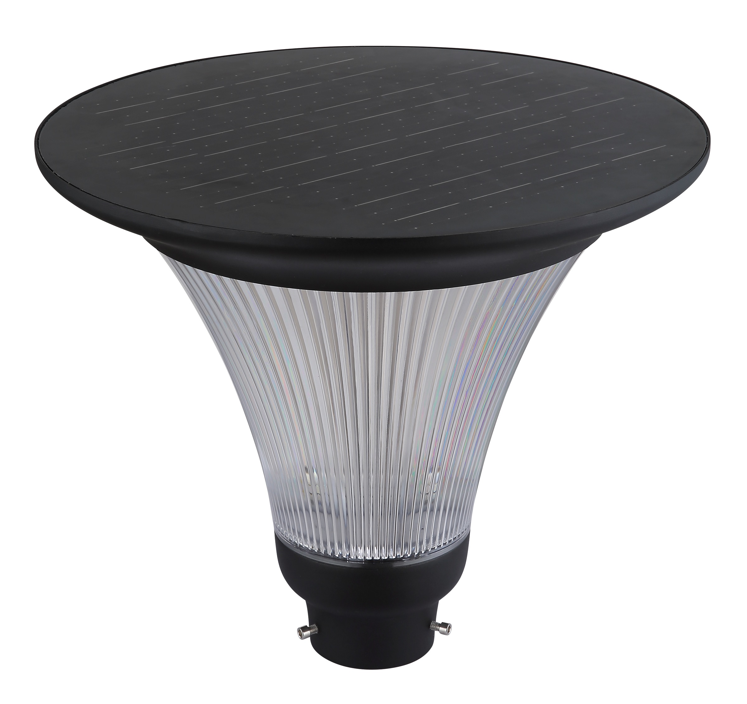 GLOBO LIGHTING LED Solarleuchte »SOLARLEUCHTE ALUMINIUM DRUCKGUSS GRAU, 1XLED« LED-Modul 1 Stk. warmweiß - kaltweiß