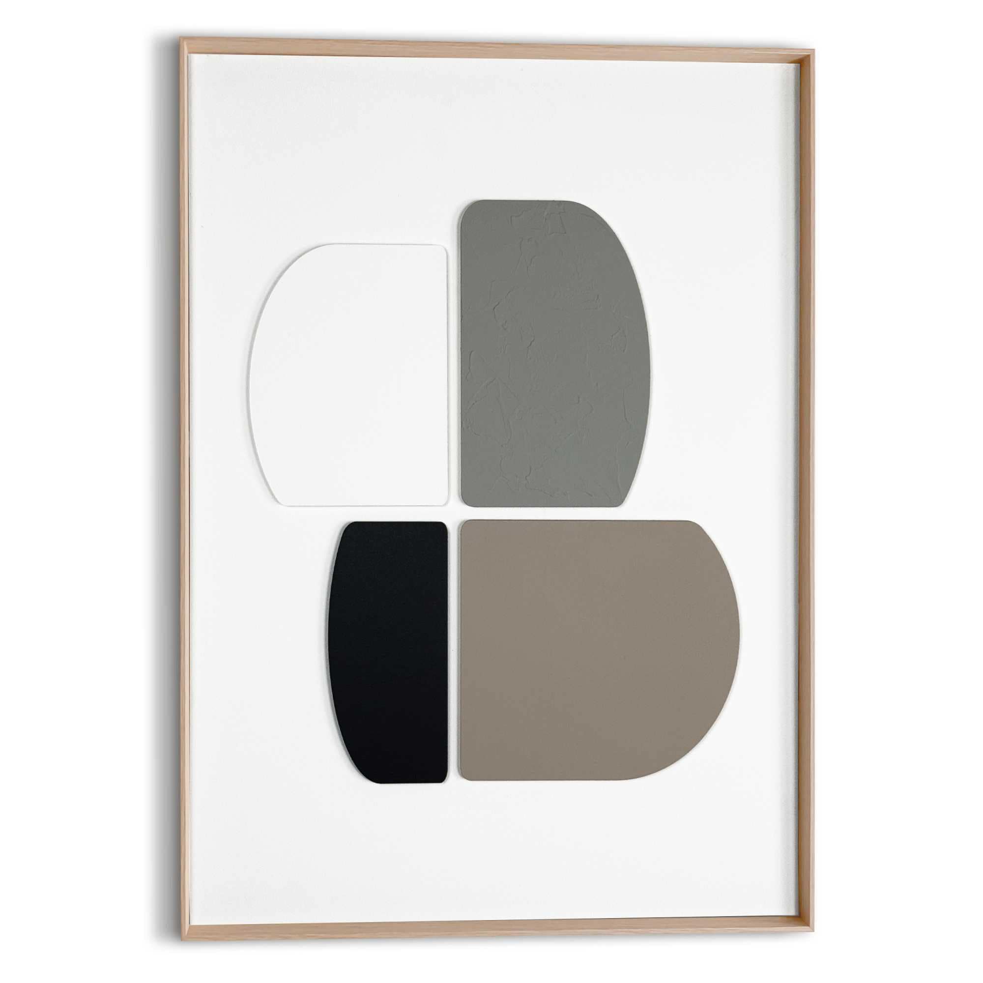 Reinders Wandbild "Sculpted Silence", Wohnzimmer - Beige - MDF - Abstrakt - günstig online kaufen