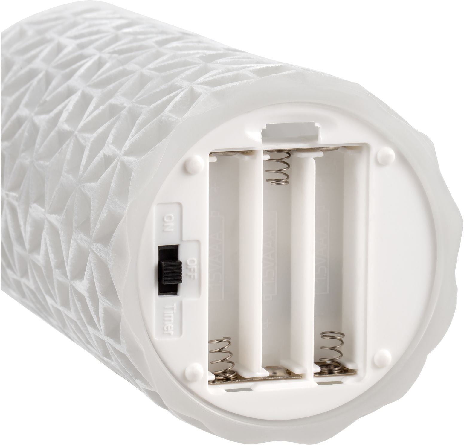 Pauleen LED Dekolicht »LED-Kerze Cosy Ornament, 2er Set«, Wachskerze, mit Timer, Grau