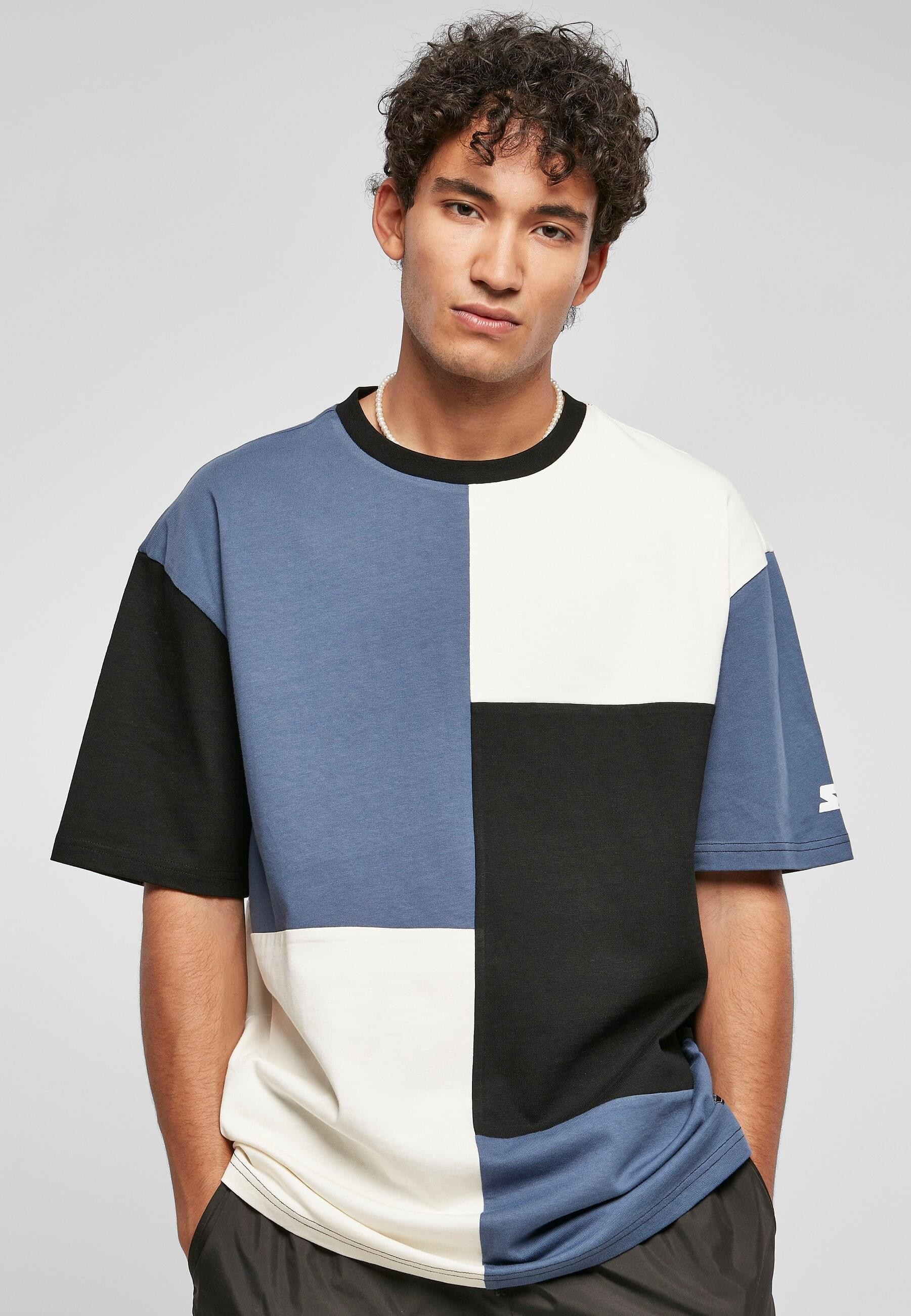 Starter Black Label T-Shirt »Starter Black Label Herren Starter Patchwork Oversize Tee«, (1 tlg.)