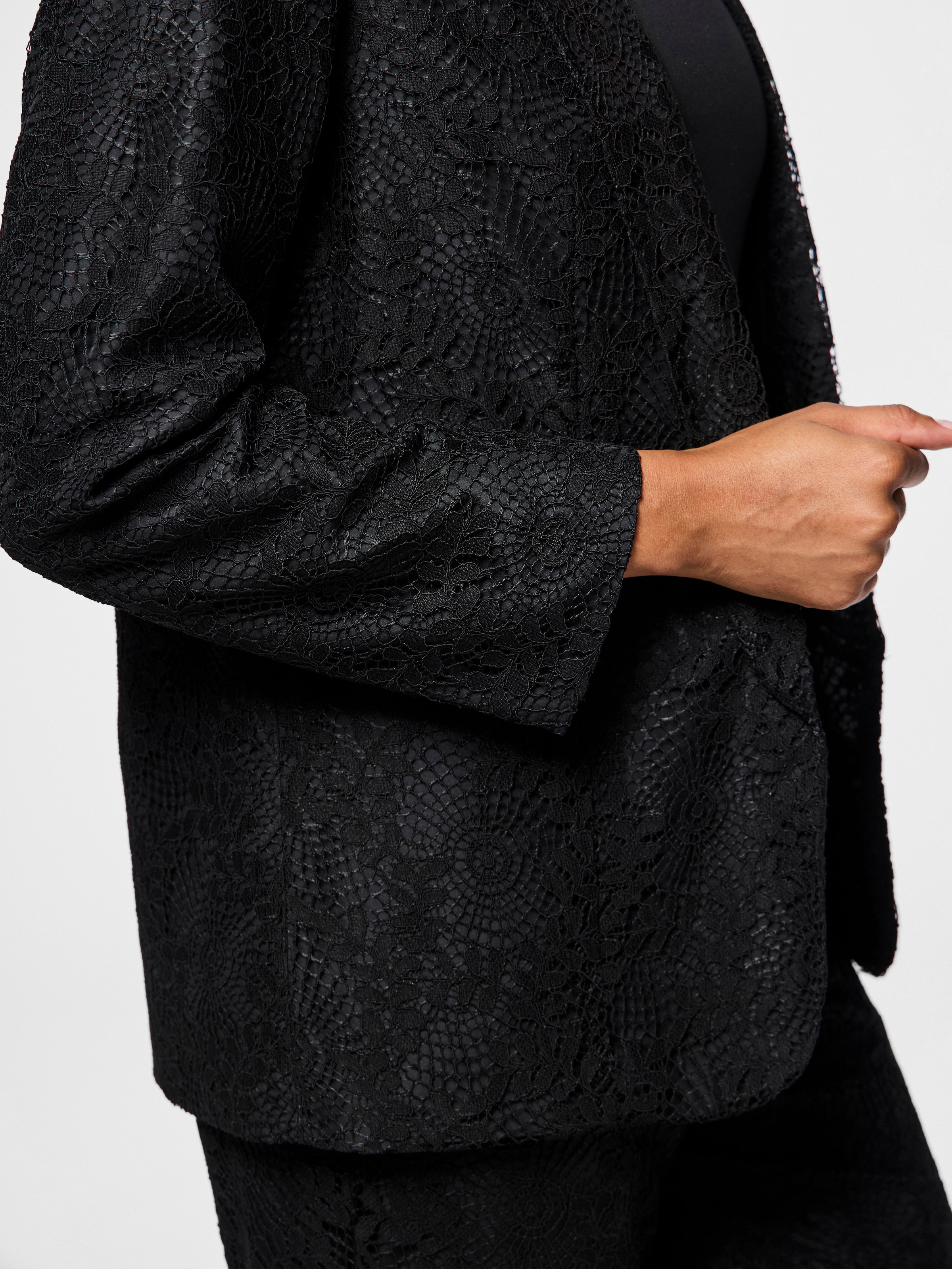 pieces Longblazer »PCBOSULLA LACE BLAZER«, aus Spitze