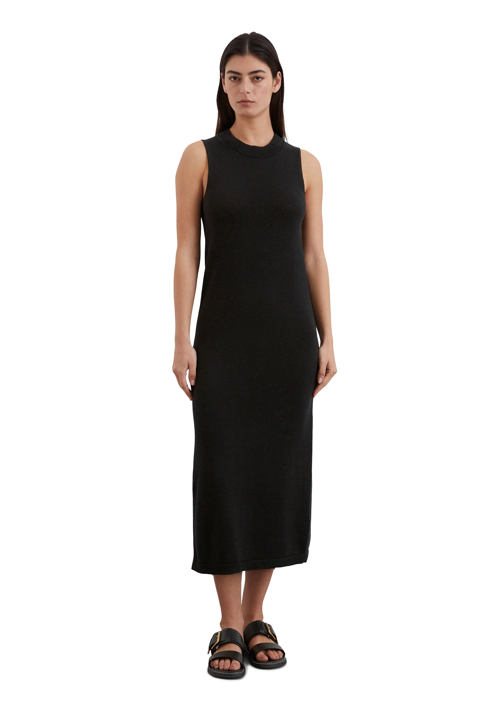 Marc O'Polo Strickkleid »aus Bio-Baumwolle-Leinen-Mix«