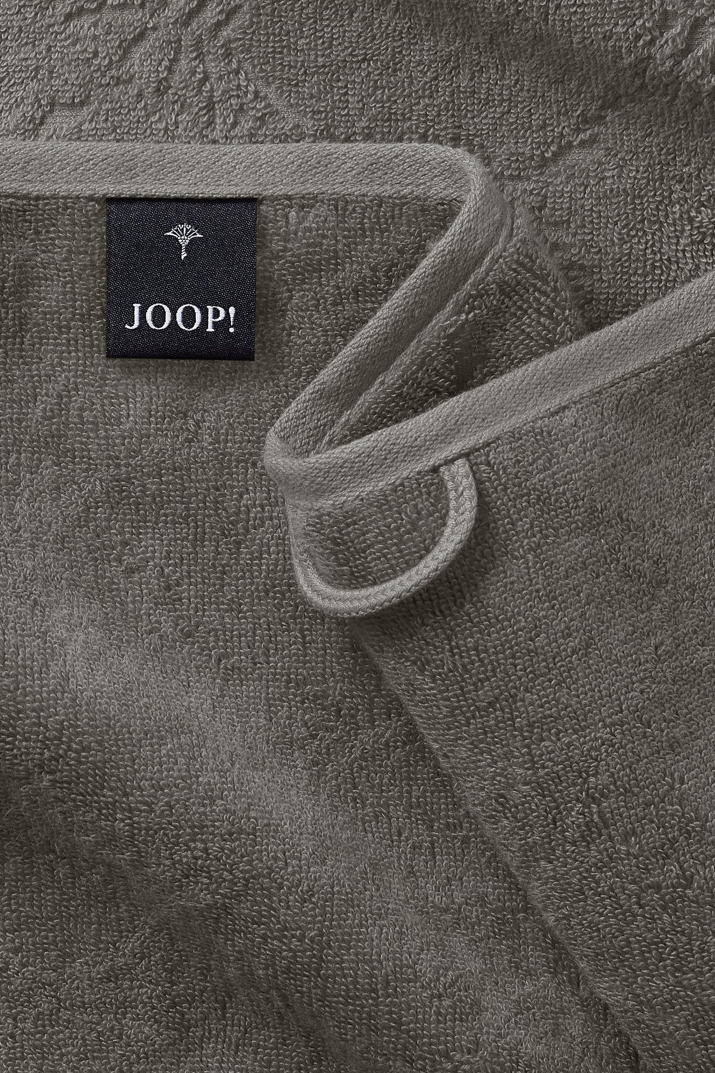 JOOP! Handtücher »JOOP! UNI-CORNFLOWER«, (2 St.), mit Kornblumen-Muster, 2 teiliges Set, mit Markenlogo