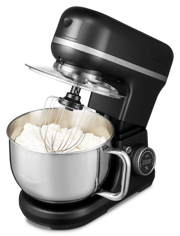 Medion® Küchenmaschine »MD 18442 8 Geschwindigkeitsstufen, schwarz«, schwarz