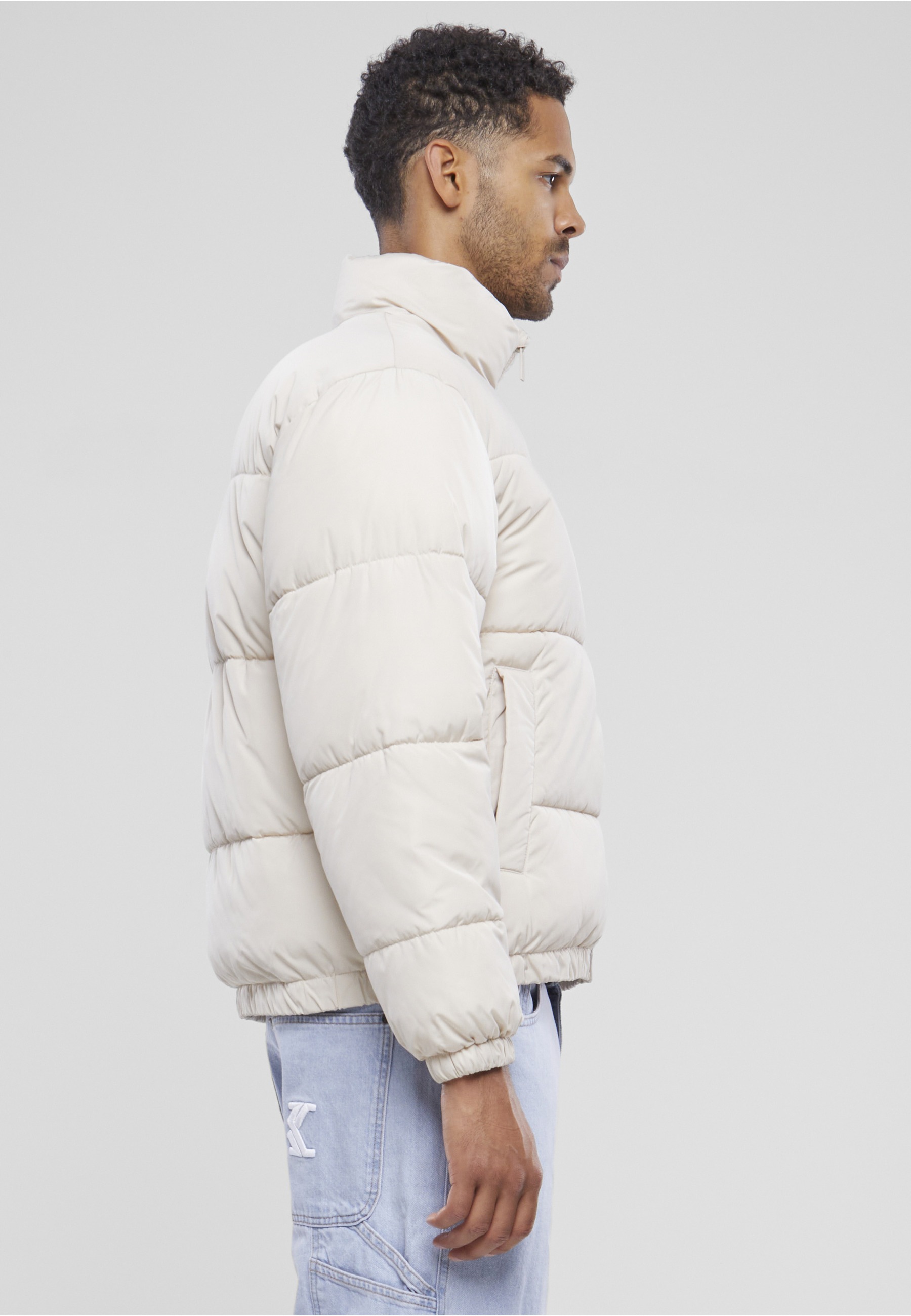 Karl Kani Winterjacke »Karl Kani Herren KM233-052-4 KK Chest Signature Puffer Jacket« 1 Stk. tlg. ohne Kapuze