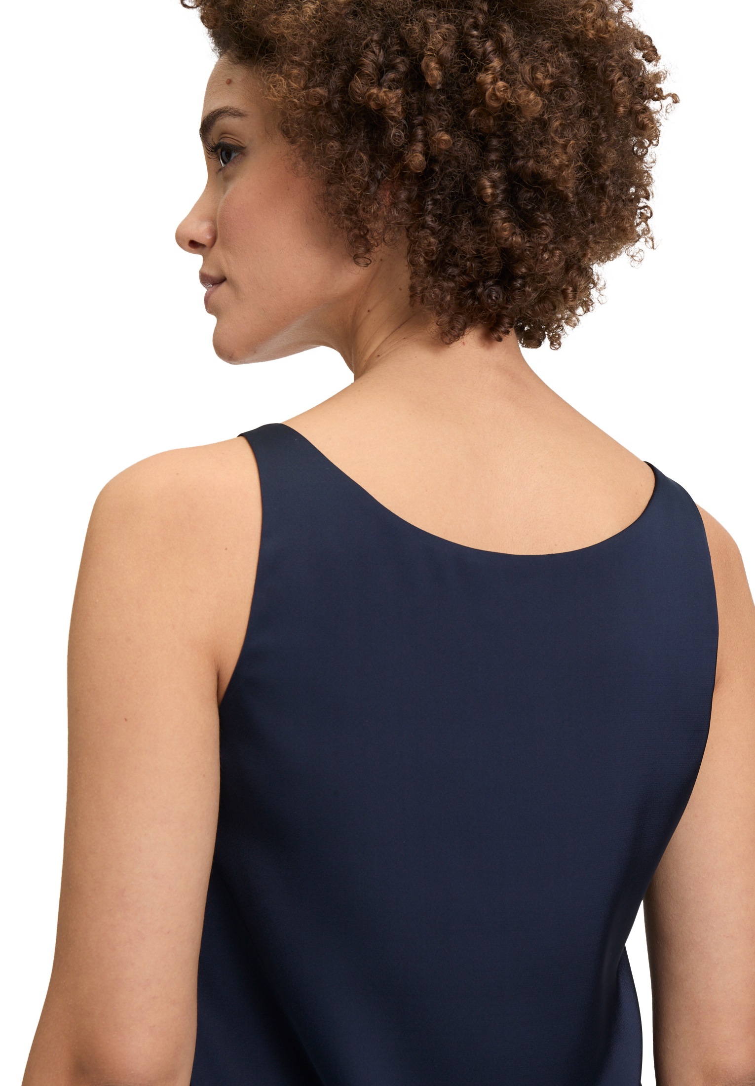 Vera Mont Satinbluse »Damen mit V-Ausschnitt«