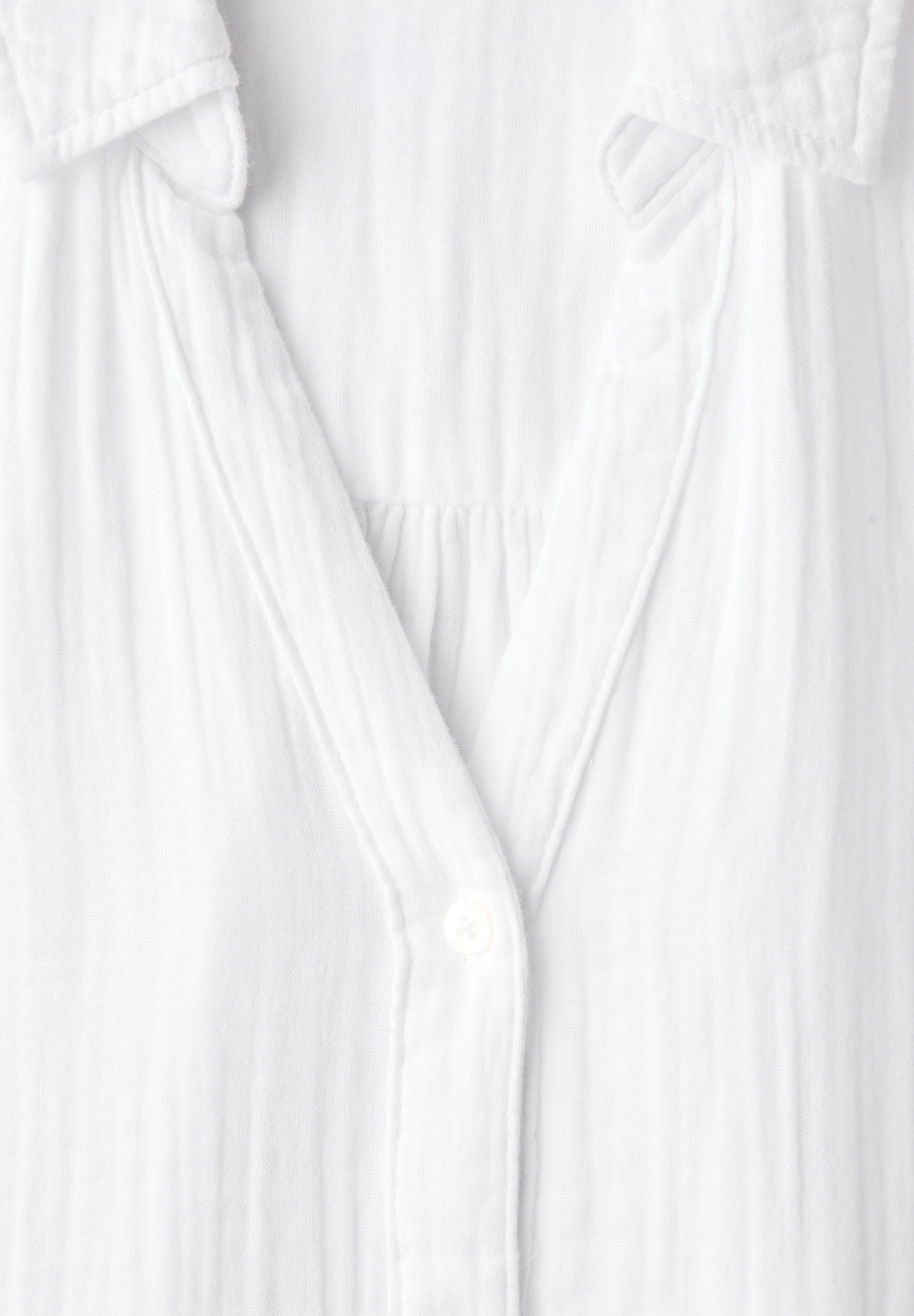 STREET ONE Hemdbluse, aus reiner Baumwolle