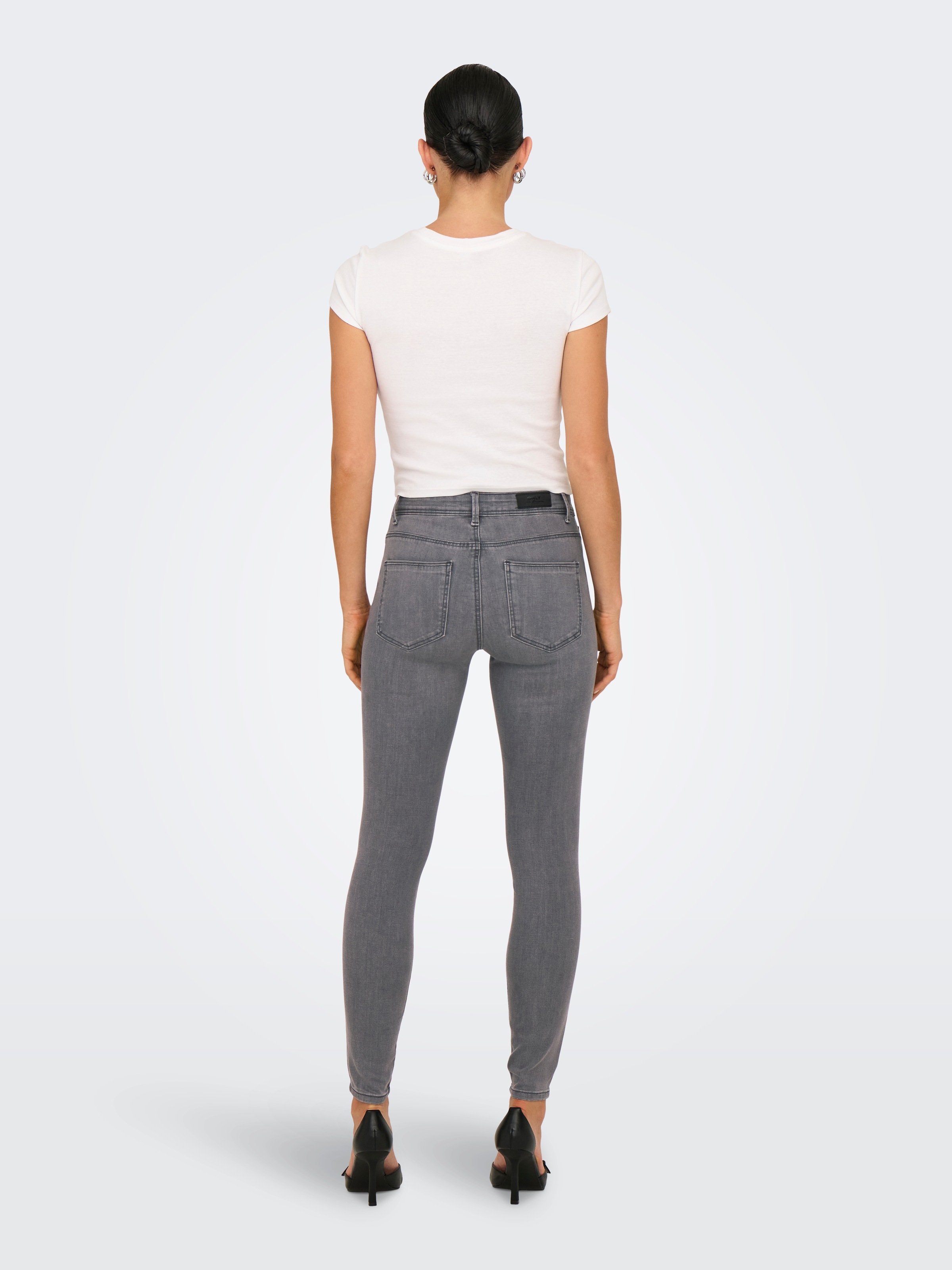 ONLY Skinny-fit-Jeans »ONLWAUW MID WAIST DES SK DNM PIM«